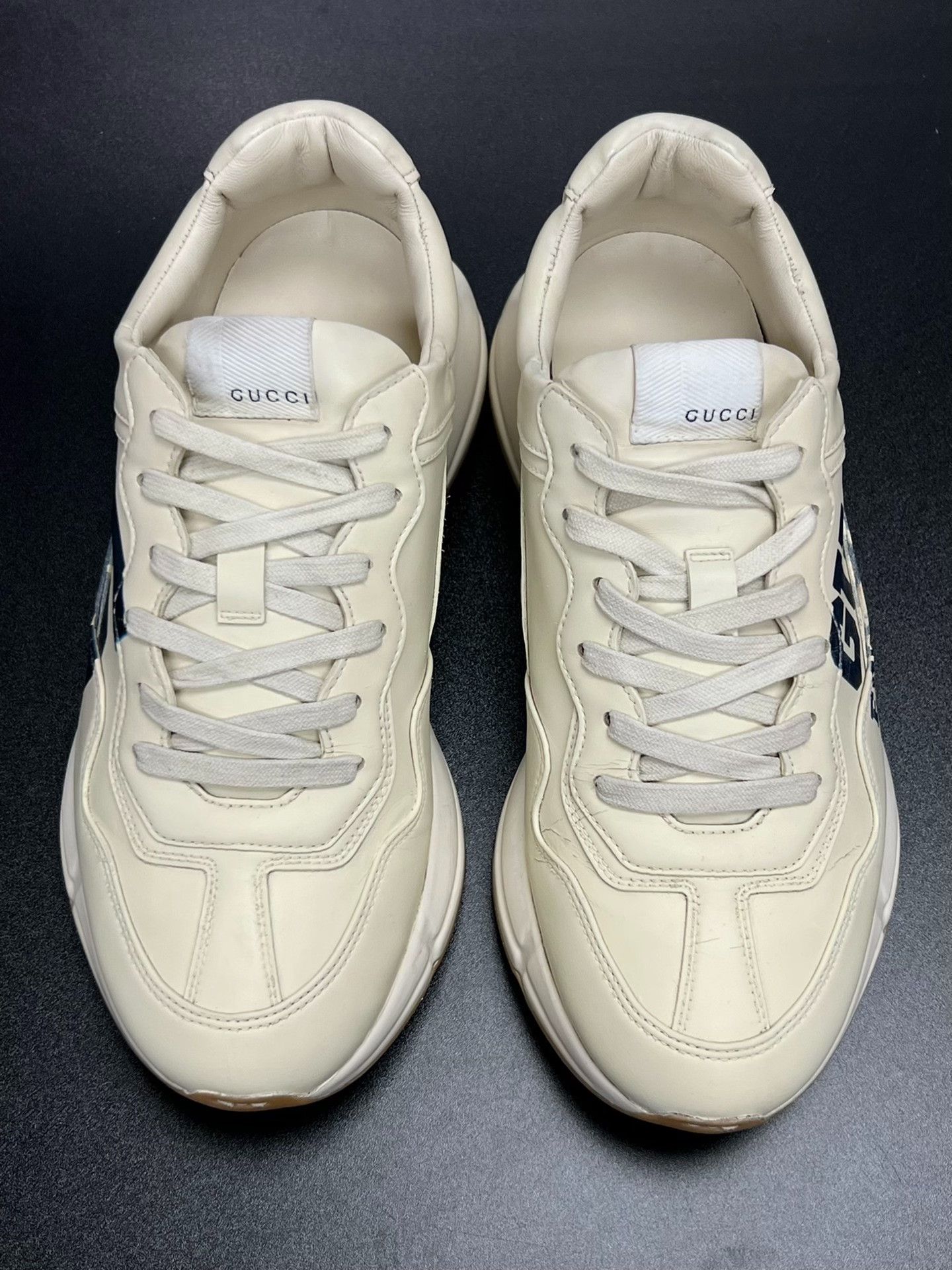Gucci Gucci Printed Graphic White Lowtop Sneakers 8 Men Size US 8 / EU 41 - 3 Thumbnail