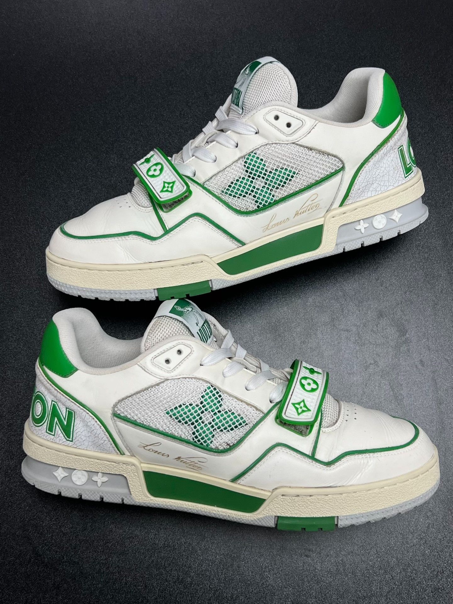Louis Vuitton Louis Vuitton Training Green Lowtop Sneakers 7 Men Size US 7 / EU 40 - 5 Thumbnail