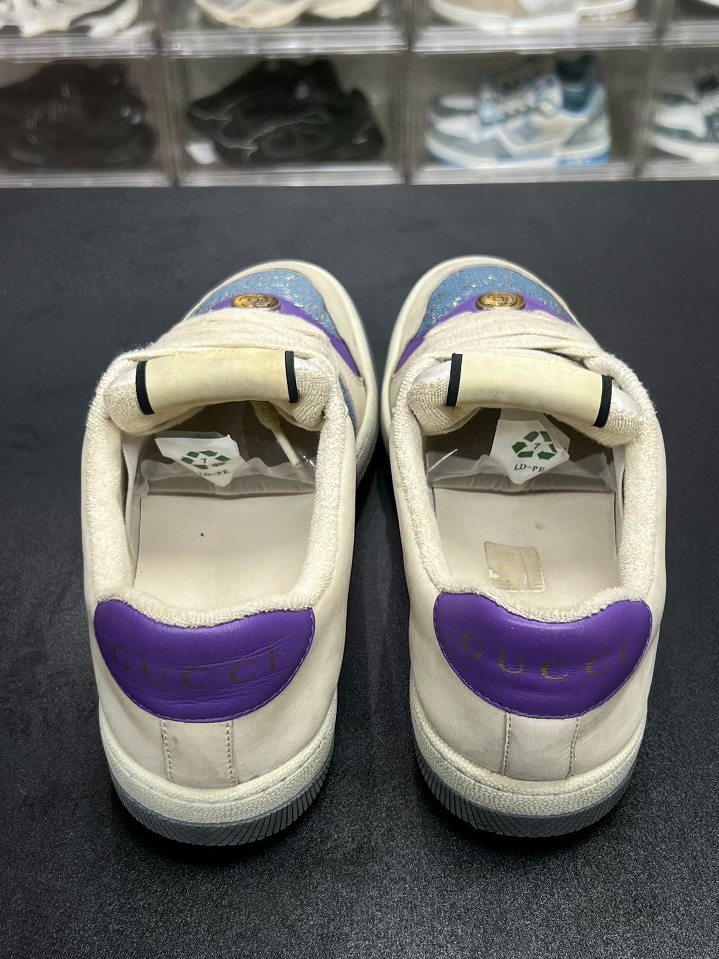Gucci Gucci Purple Lowtop Sneakers 5.5 Men Size US 5.5 / EU 38 - 7 Thumbnail