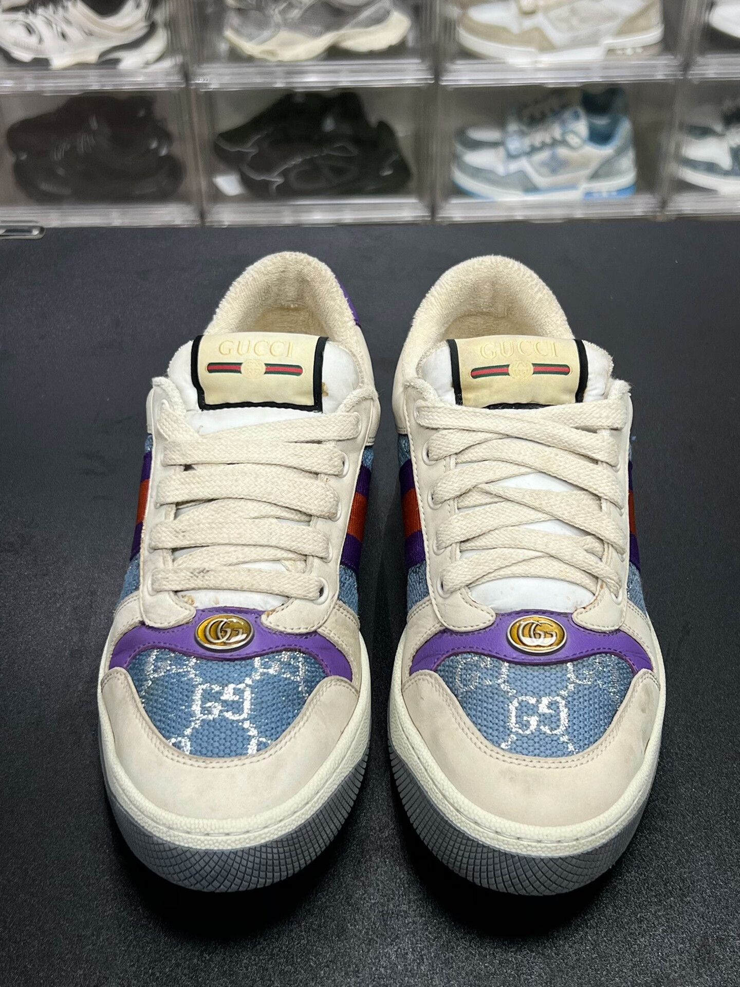 Gucci Gucci Purple Lowtop Sneakers 5.5 Men Size US 5.5 / EU 38 - 2 Thumbnail