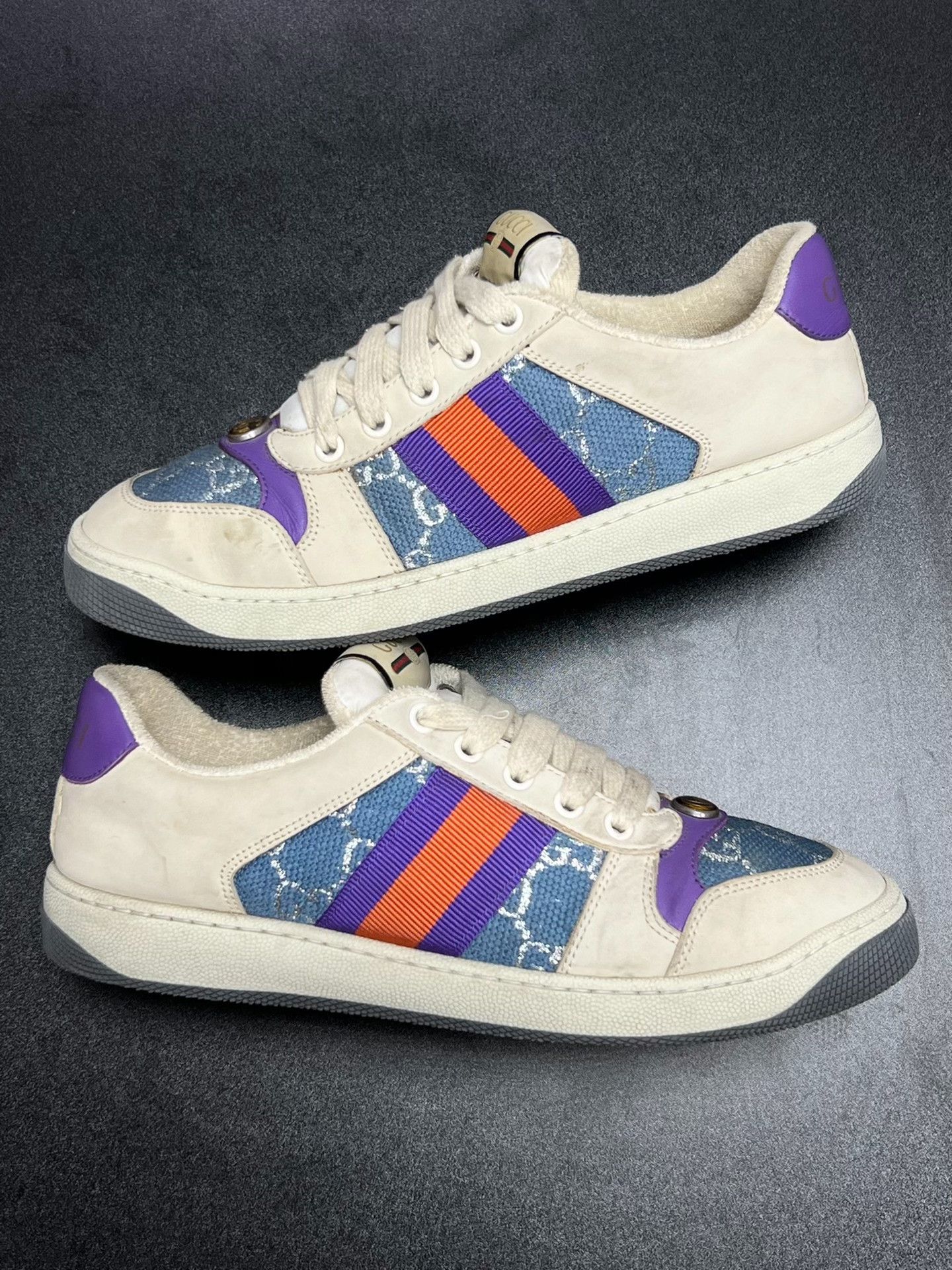 Gucci Gucci Purple Lowtop Sneakers 5.5 Men Size US 5.5 / EU 38 - 5 Thumbnail