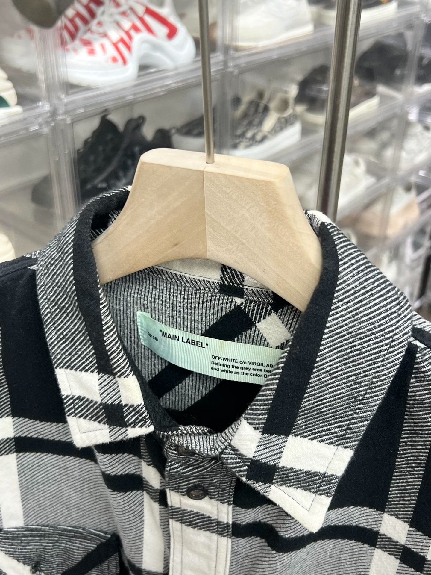 Off-White Off-White Plaid Shirt l Men Size US L / EU 52-54 / 3 - 2 Thumbnail