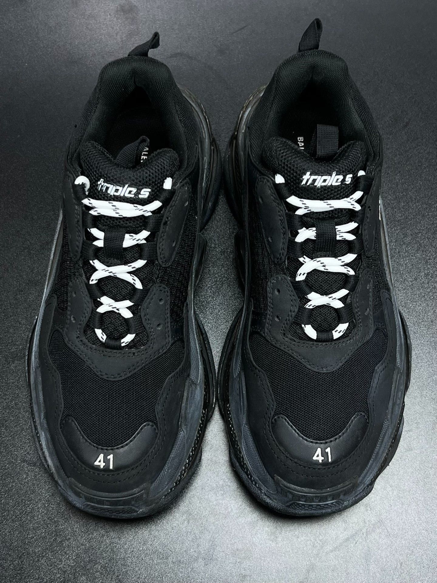 Balenciaga Balenciaga Black Lowtop Sneakers 8 Men Size US 8 / EU 41 - 3 Thumbnail