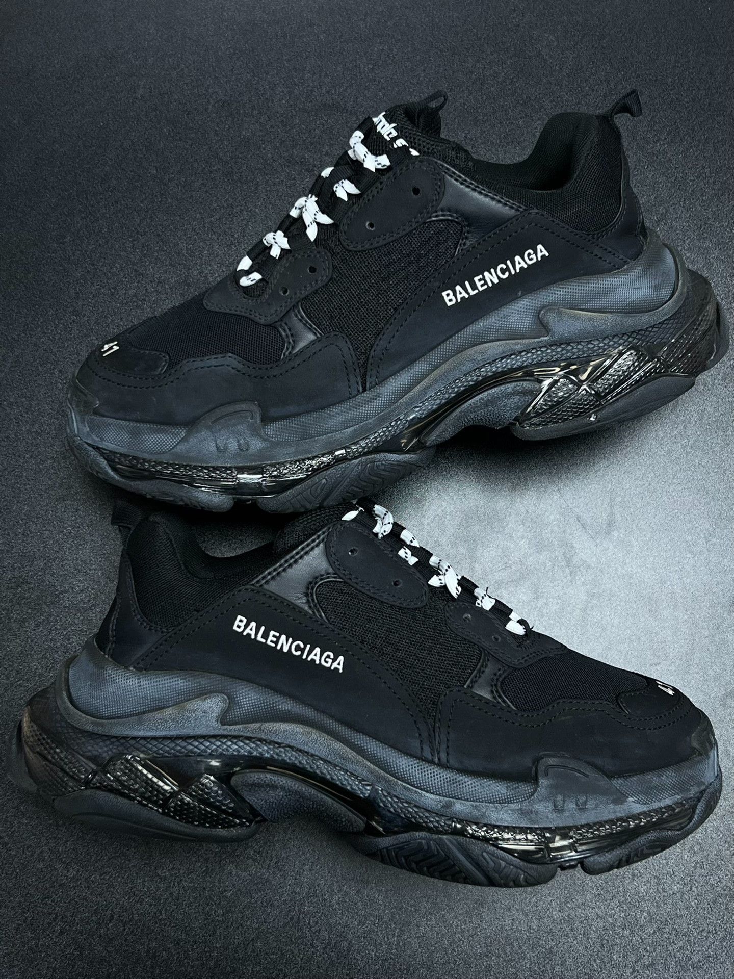 Balenciaga Balenciaga Black Lowtop Sneakers 8 Men Size US 8 / EU 41 - 5 Thumbnail