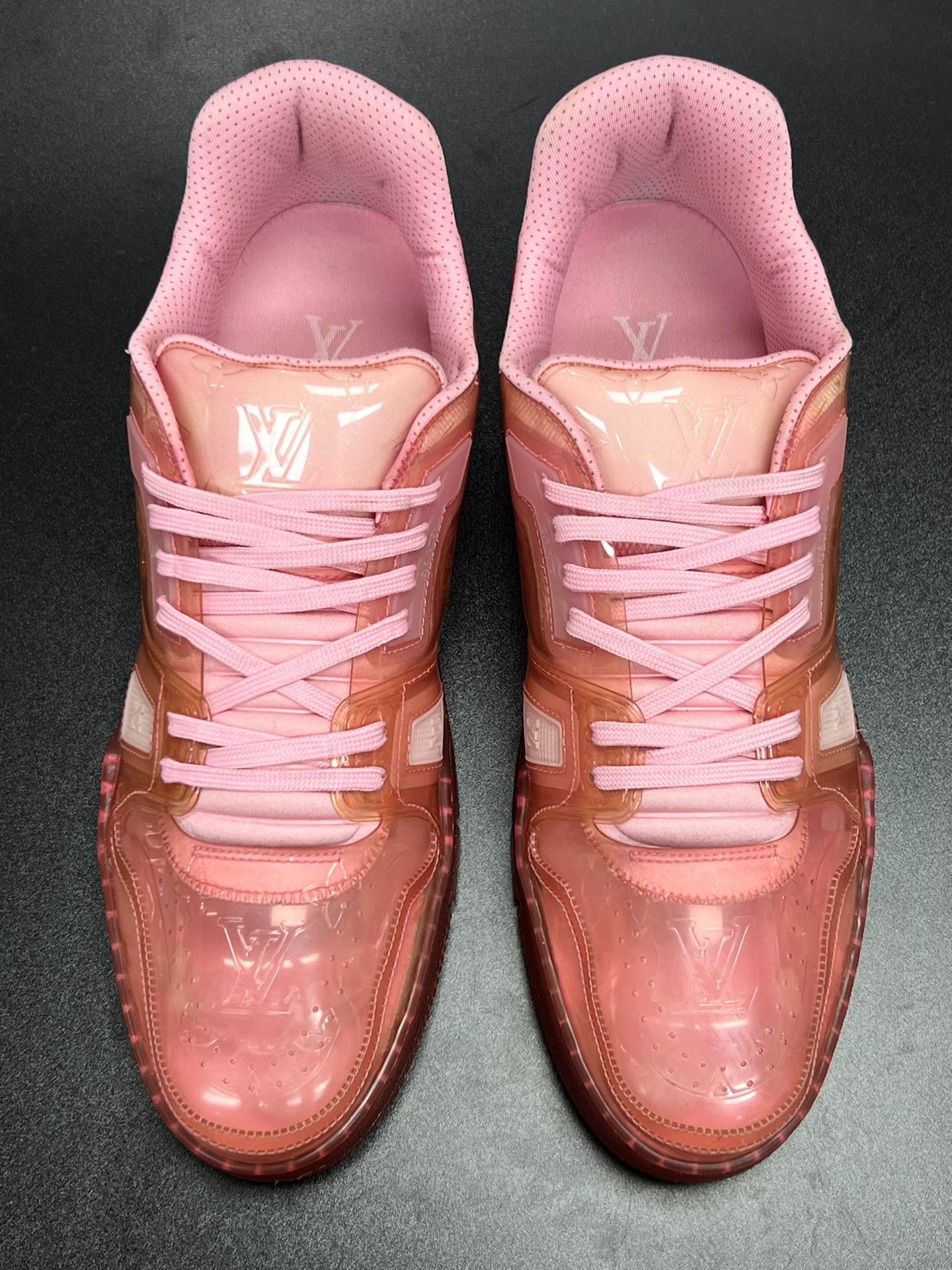 Louis Vuitton Louis Vuitton Training Pink Lowtop Sneakers 12 Men Size US 12 / EU 45 - 3 Thumbnail