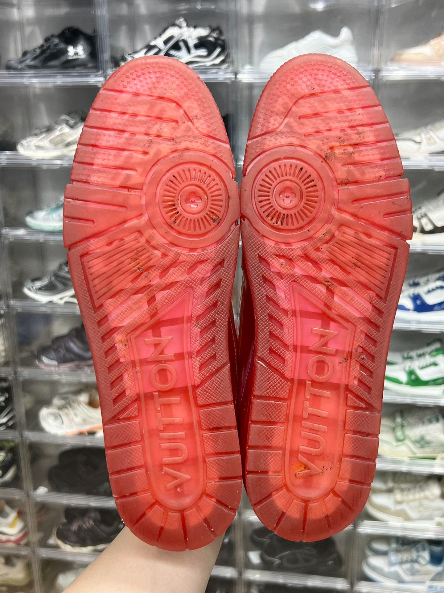Louis Vuitton Louis Vuitton Training Pink Lowtop Sneakers 12 Men Size US 12 / EU 45 - 8 Thumbnail