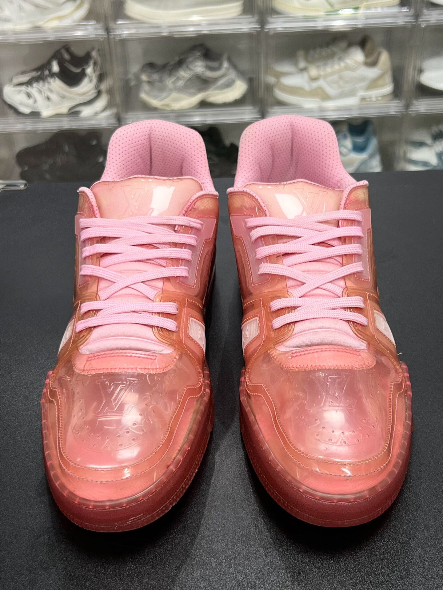Louis Vuitton Louis Vuitton Training Pink Lowtop Sneakers 12 Men Size US 12 / EU 45 - 2 Thumbnail
