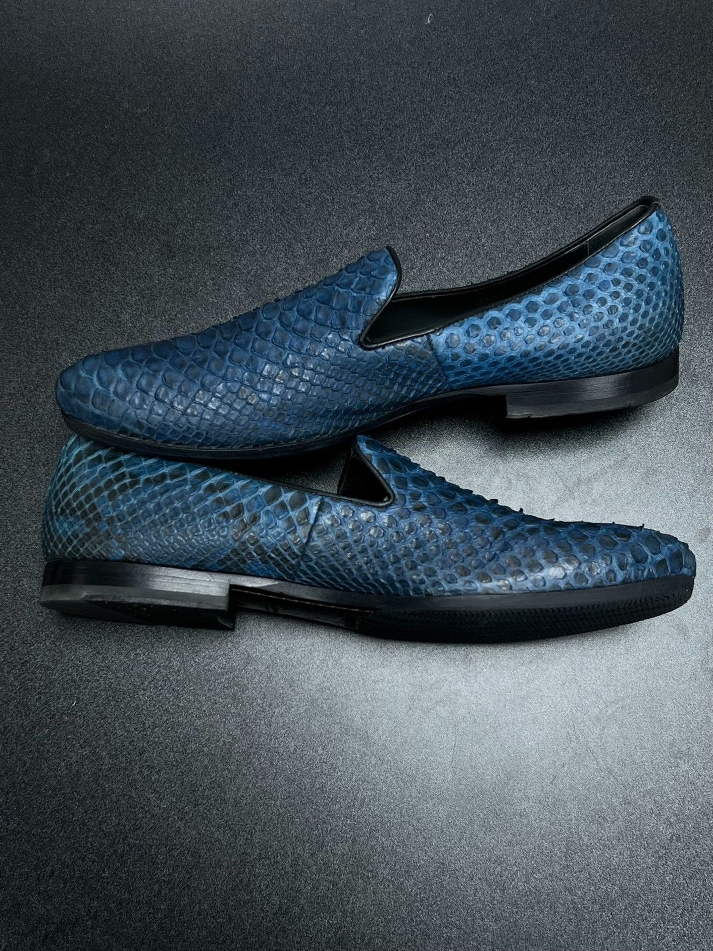 Alexander McQueen Alexander McQueen Blue Slip Ons 8 Men Size US 8 / EU 41 - 6 Thumbnail
