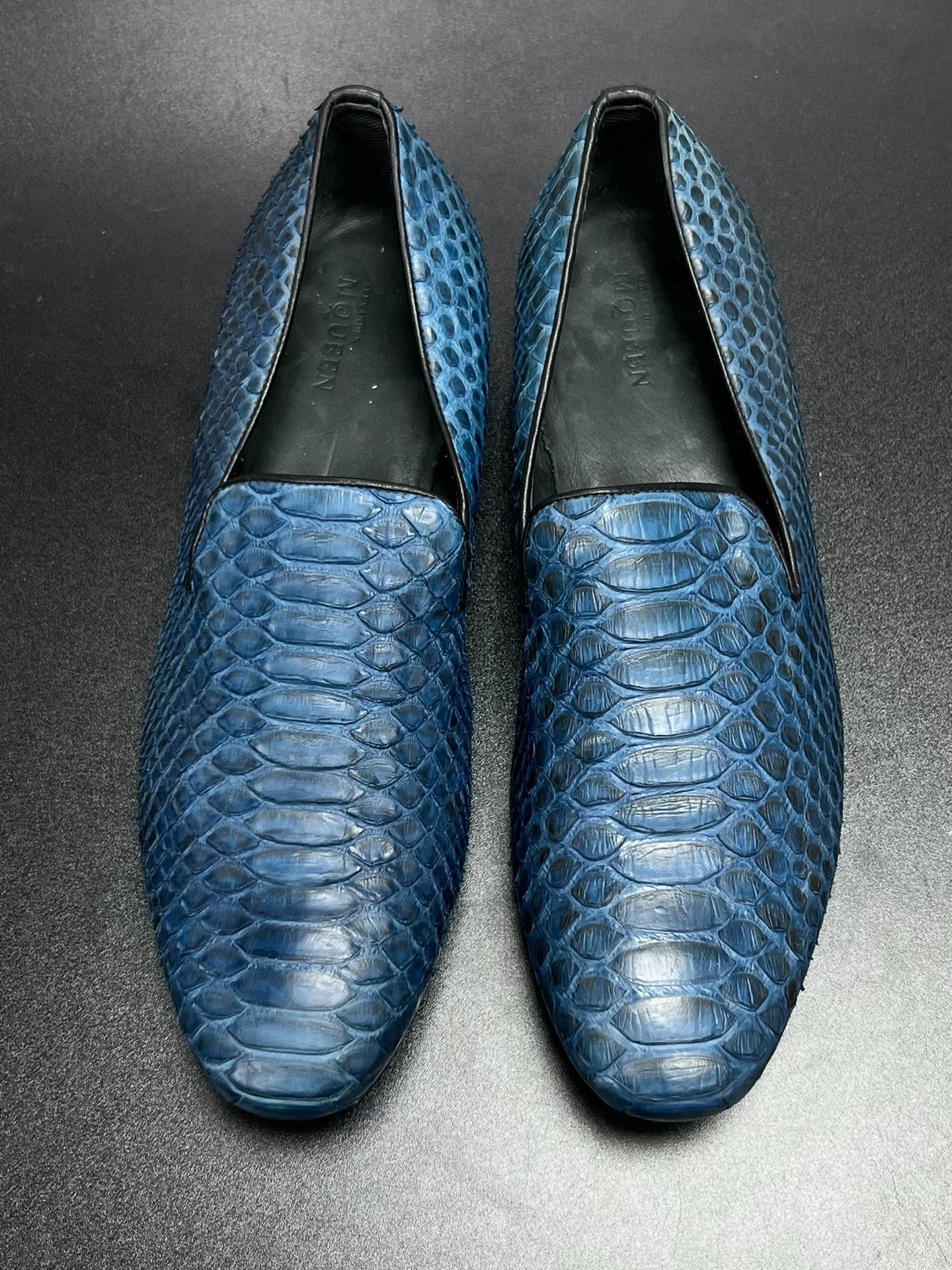 Alexander McQueen Alexander McQueen Blue Slip Ons 8 Men Size US 8 / EU 41 - 3 Thumbnail