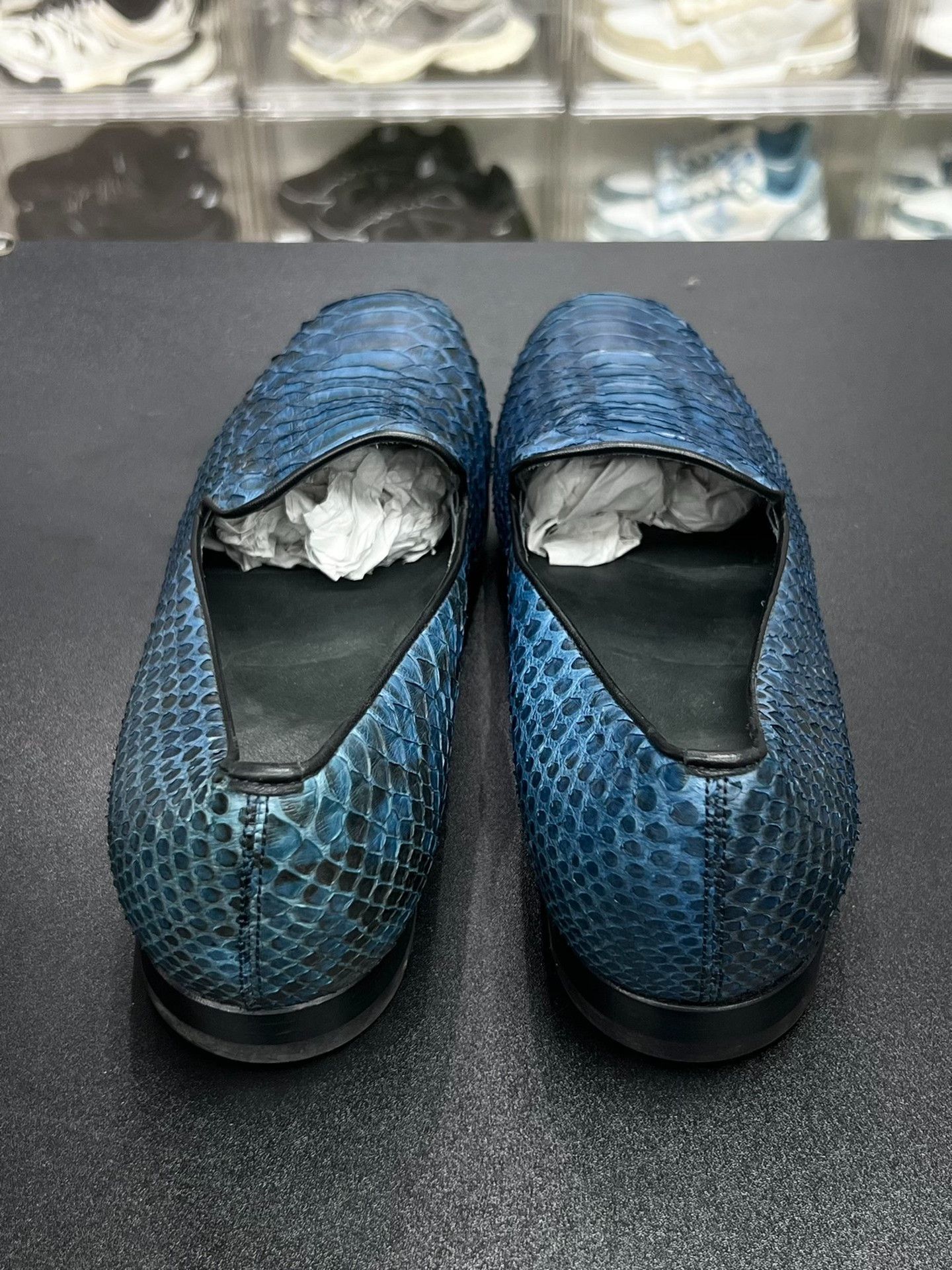 Alexander McQueen Alexander McQueen Blue Slip Ons 8 Men Size US 8 / EU 41 - 7 Thumbnail