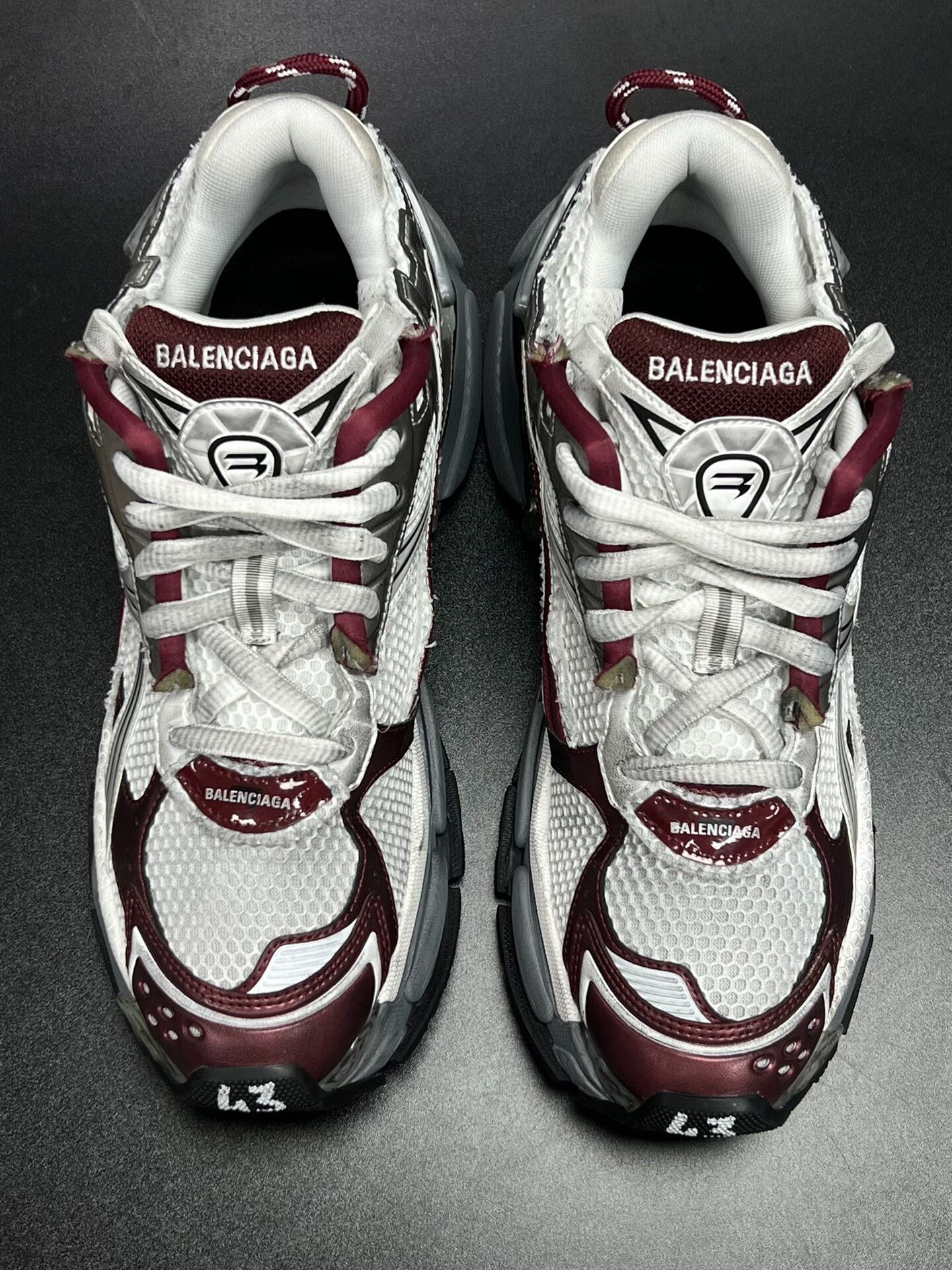 Balenciaga Balenciaga Running Red Lowtop Sneakers 10 Men Size US 10 / EU 43 - 3 Thumbnail