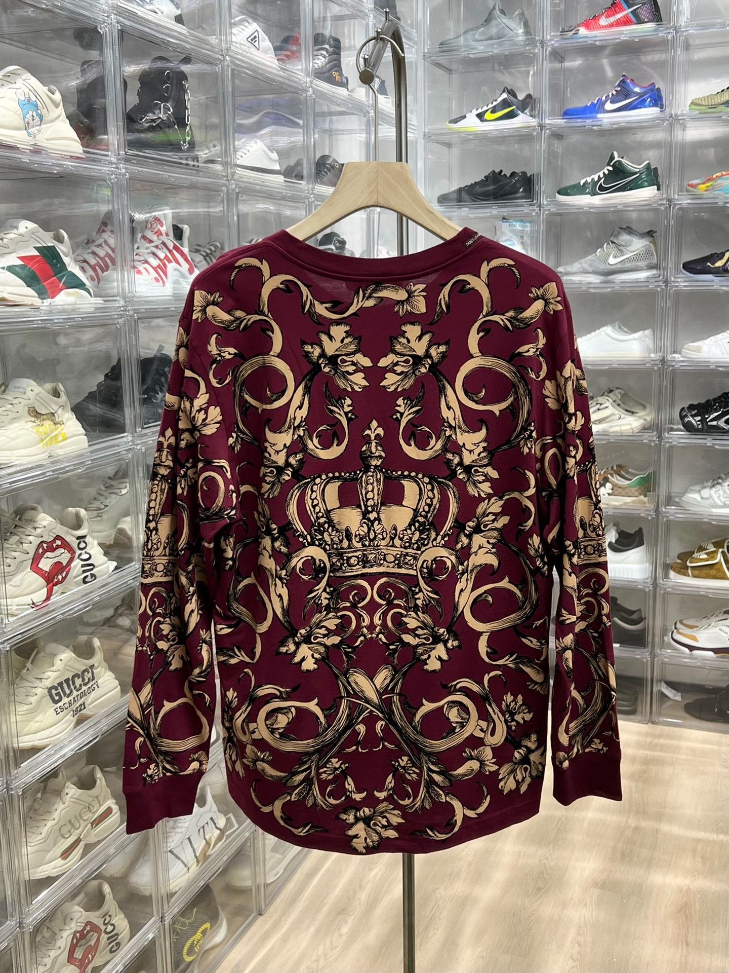 Dolce & Gabbana Dolce & Gabbana Red Long Sleeve Shirt l Men Size US L / EU 52-54 / 3 - 5 Thumbnail