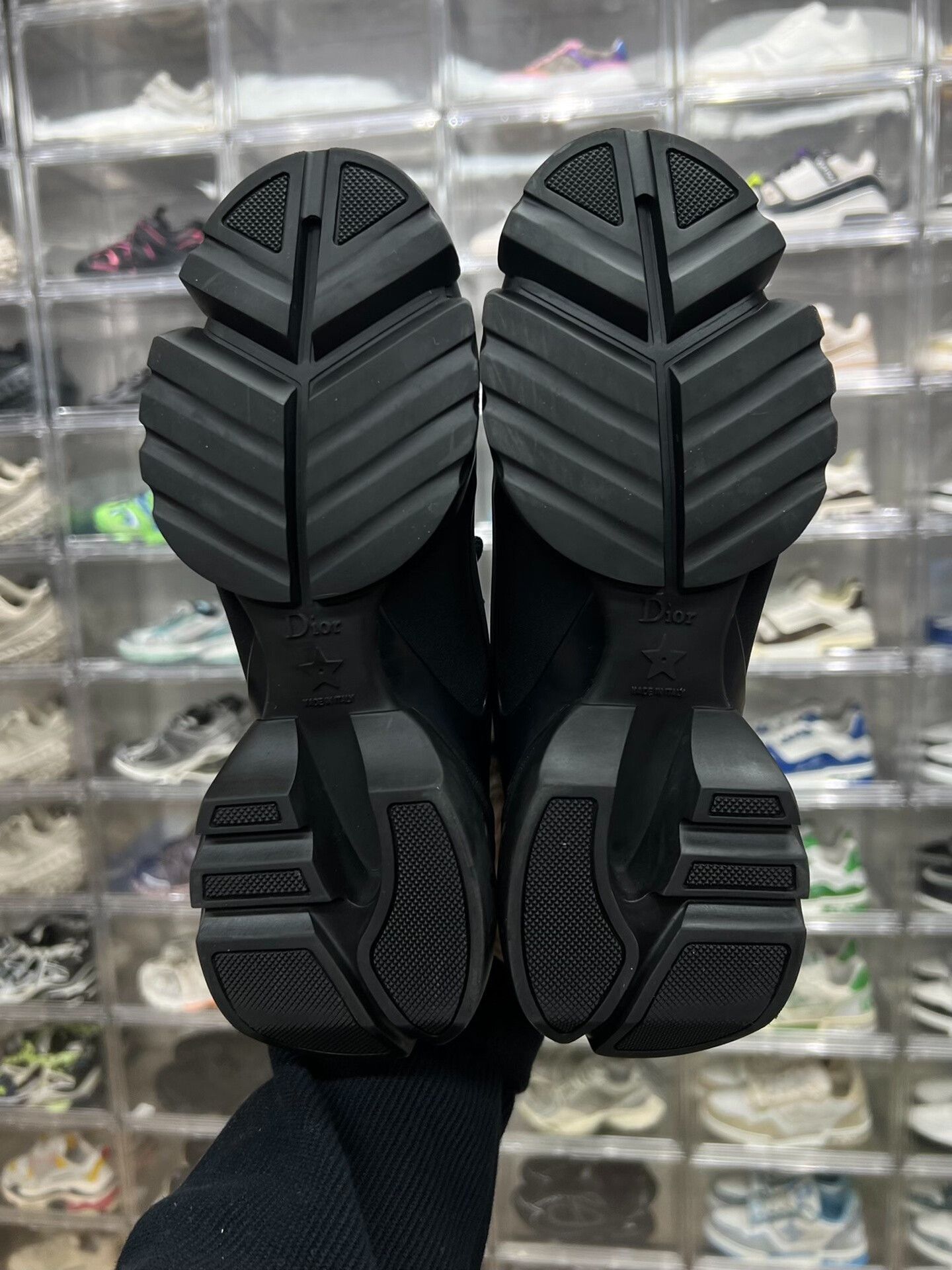 Dior Dior Black Lowtop Sneakers us_7 Women Size US 7 / IT 37 - 8 Thumbnail