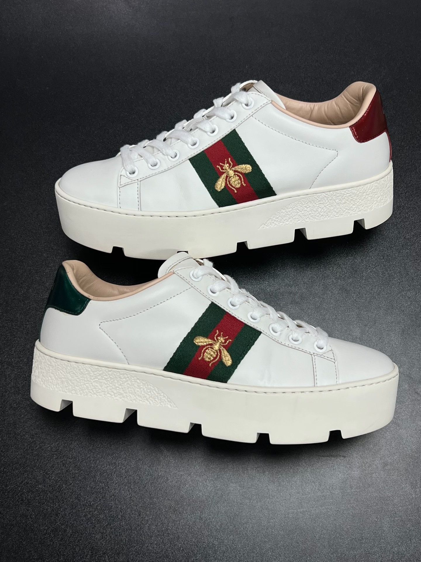 Gucci Gucci Embroidered Lowtop Sneakers us_6-5 Women Size US 6.5 / IT 36.5 - 5 Thumbnail