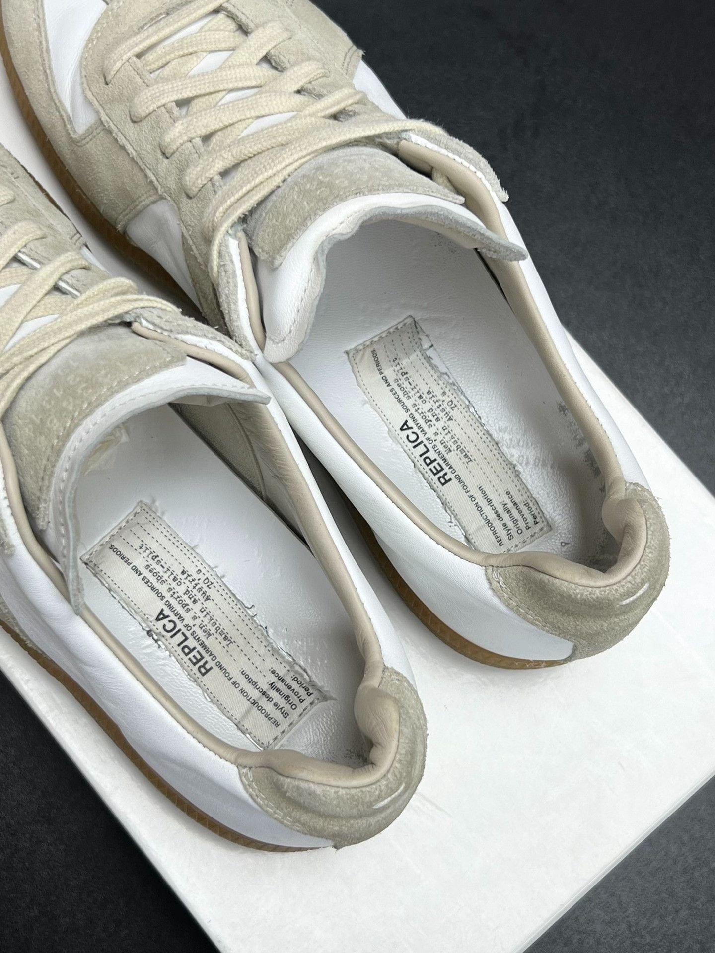 Maison Margiela Maison Margiela White Lowtop Sneakers 9 Men Size US 9 / EU 42 - 4 Thumbnail