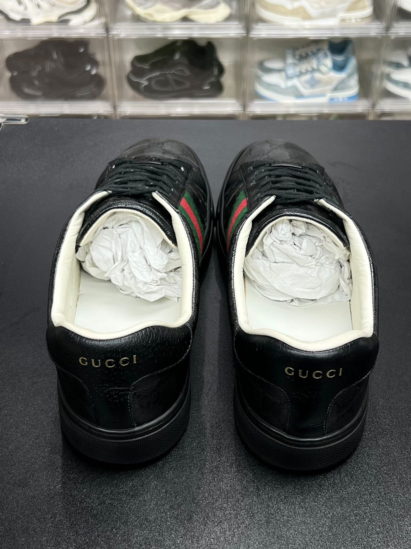 Gucci Gucci Black Lowtop Sneakers 11 Men Size US 11 / EU 44 - 7 Thumbnail
