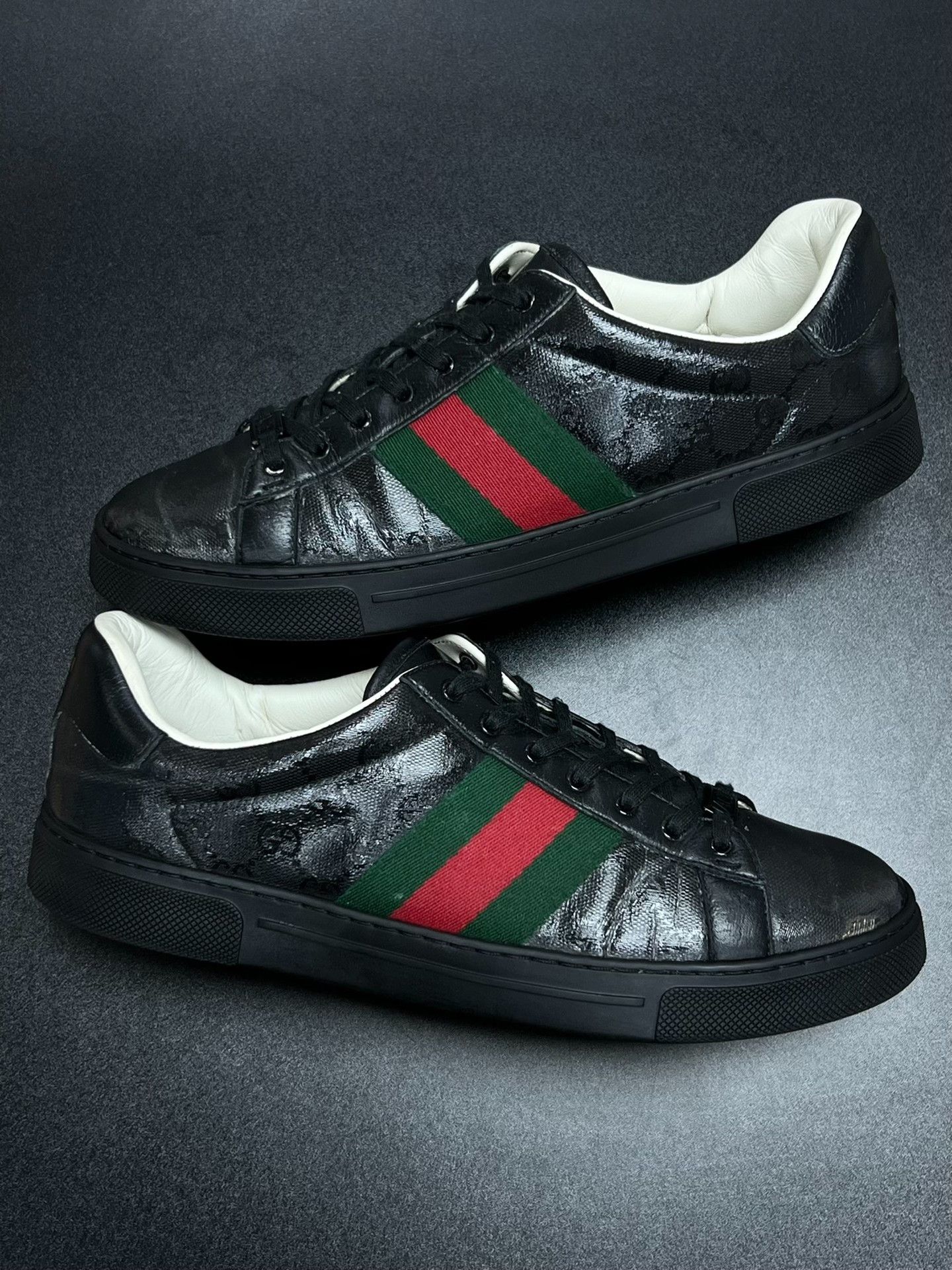Gucci Gucci Black Lowtop Sneakers 11 Men Size US 11 / EU 44 - 5 Thumbnail