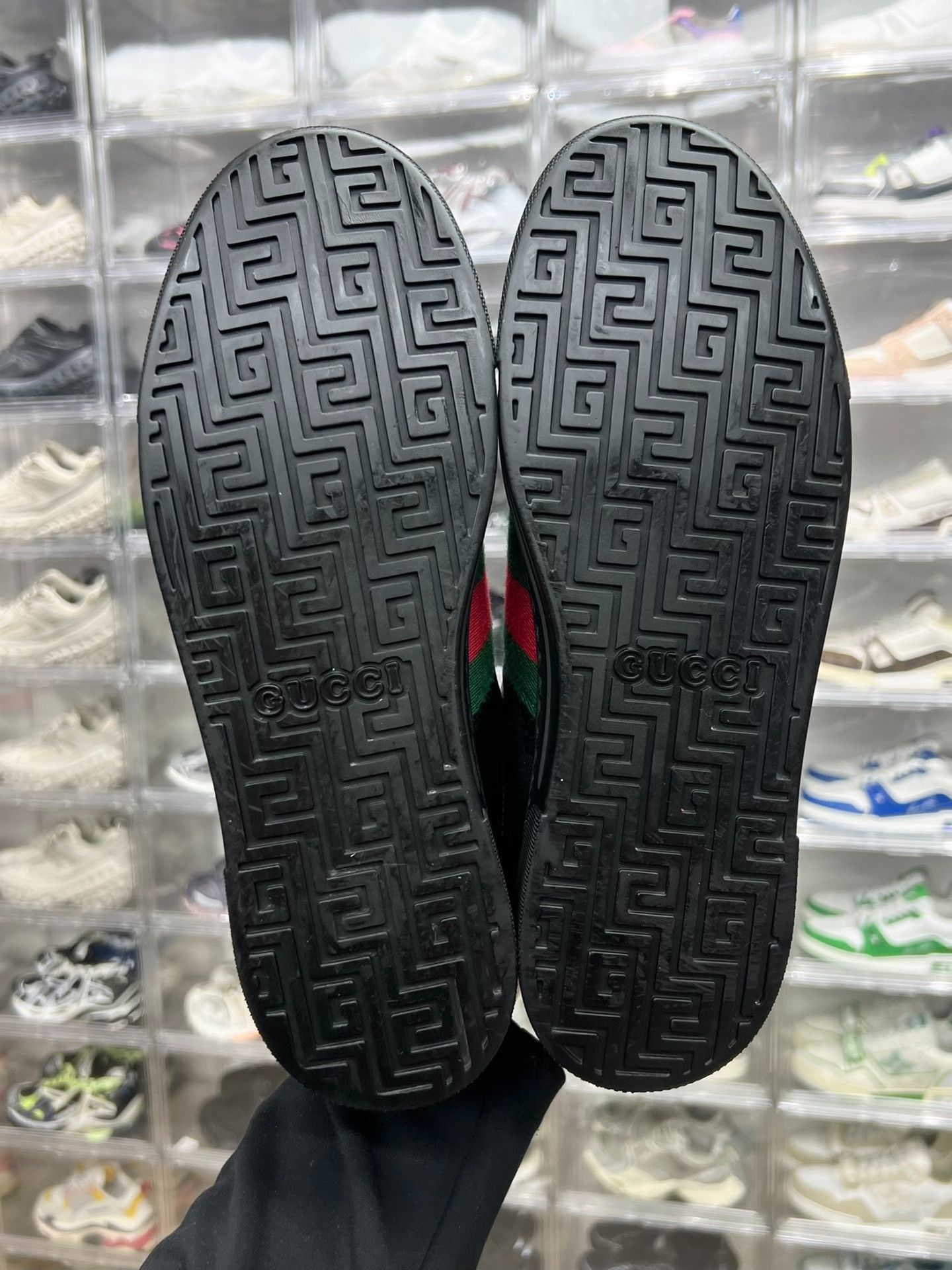 Gucci Gucci Black Lowtop Sneakers 11 Men Size US 11 / EU 44 - 8 Thumbnail
