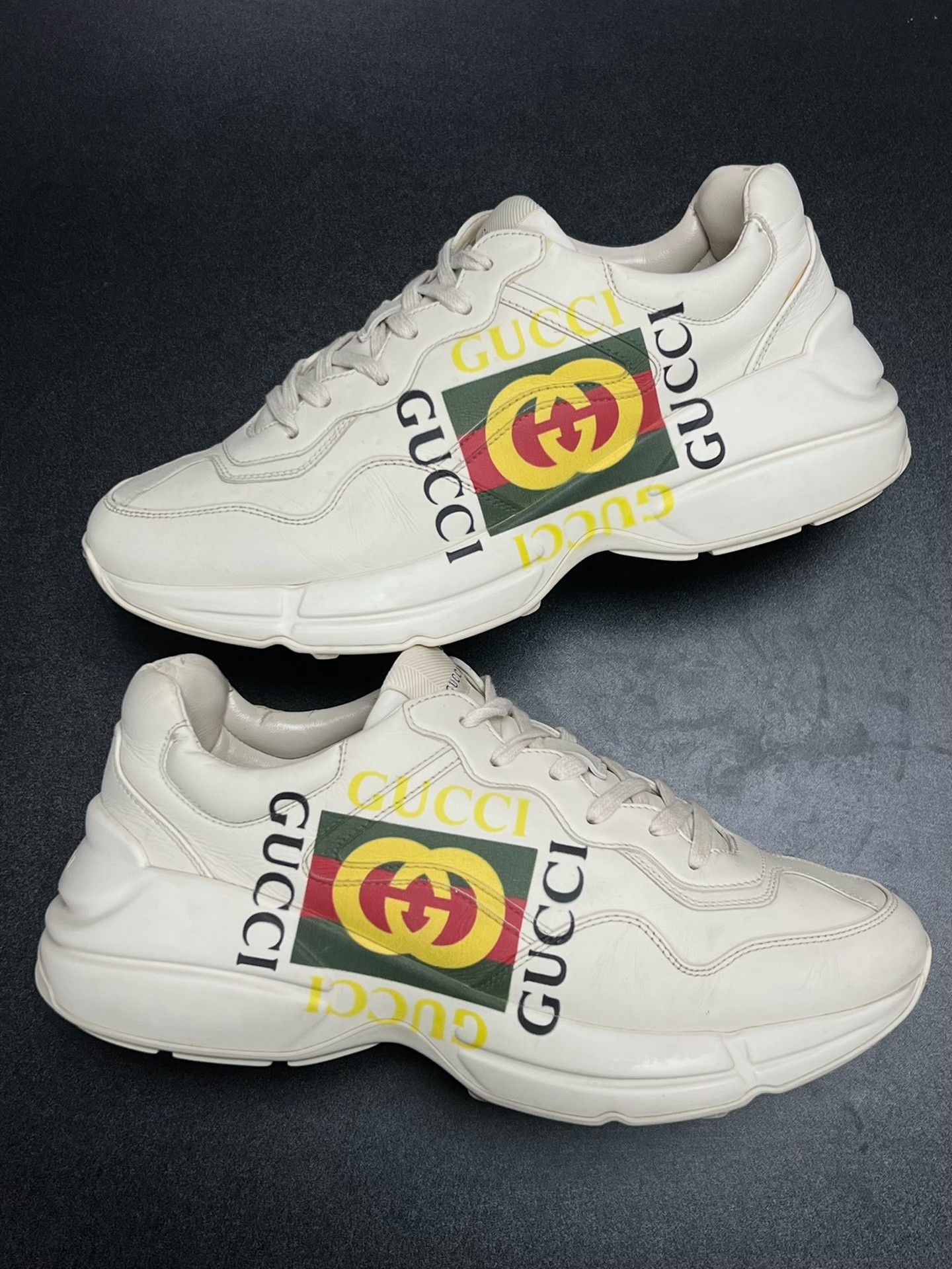 Gucci Gucci Retro White Lowtop Sneakers 8.5 Men Size US 8.5 / EU 41-42 - 5 Thumbnail