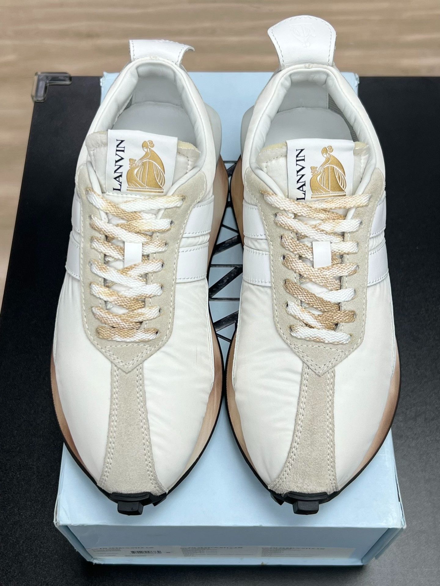 Lanvin Lanvin Casual White Lowtop Sneakers 8 Men Size US 8 / EU 41 - 3 Thumbnail