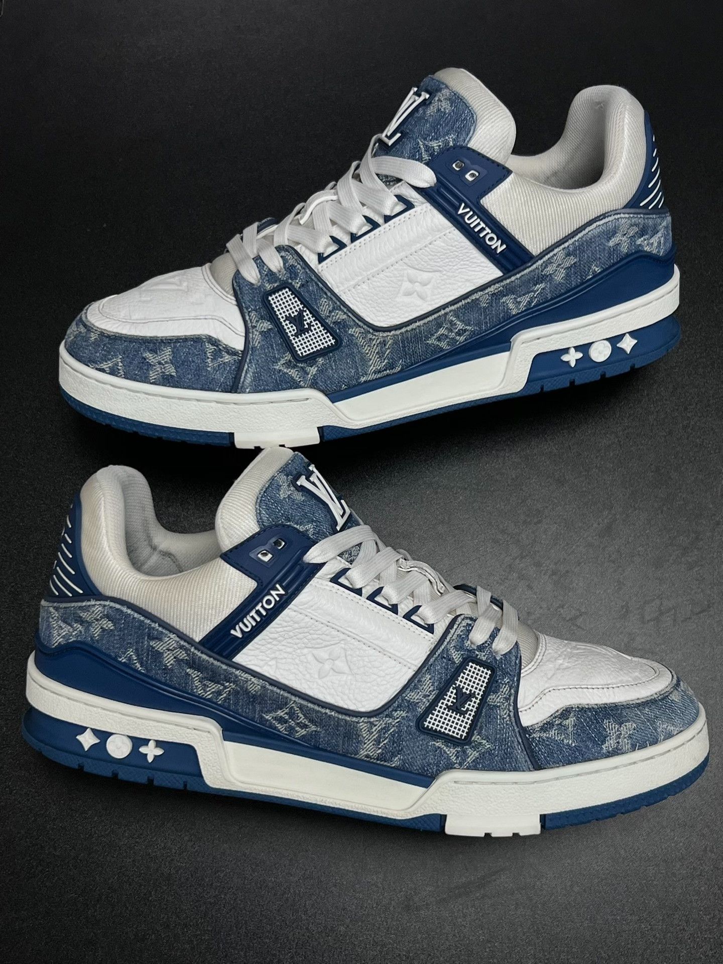 Louis Vuitton Louis Vuitton Training Denim Blue Lowtop Sneakers 10 Men Size US 10 / EU 43 - 5 Thumbnail