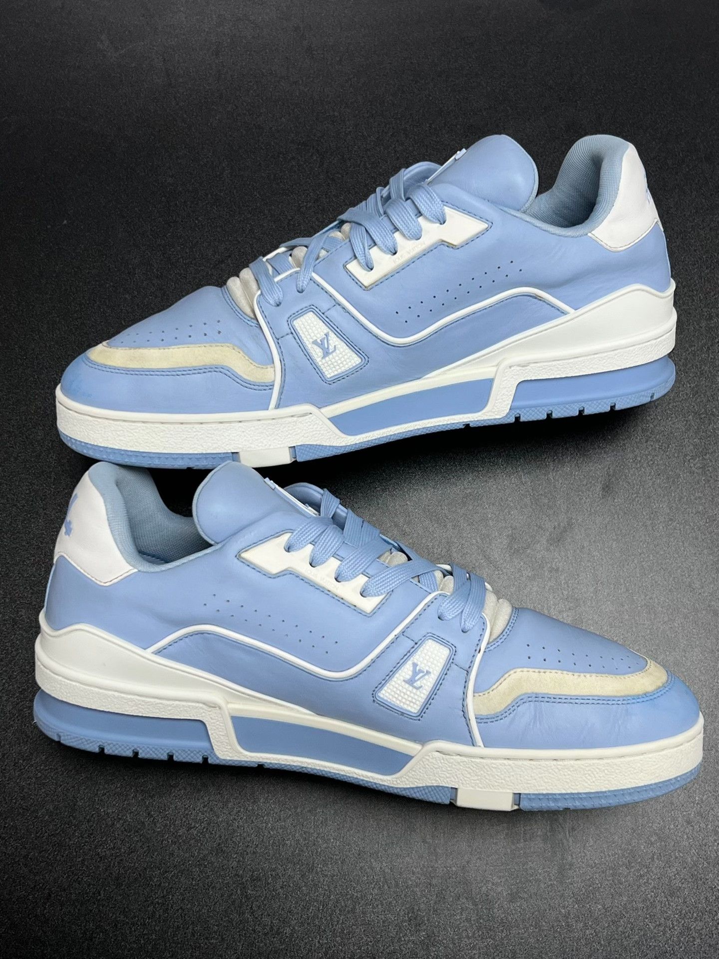 Louis Vuitton Louis Vuitton Training Blue Lowtop Sneakers 9.5 Men Size US 9.5 / EU 42-43 - 6 Thumbnail