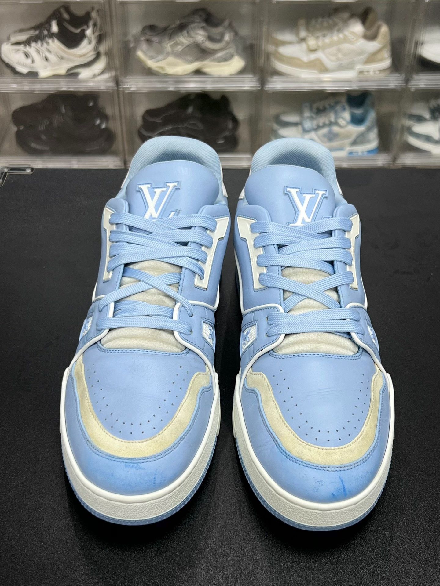 Louis Vuitton Louis Vuitton Training Blue Lowtop Sneakers 9.5 Men Size US 9.5 / EU 42-43 - 2 Thumbnail