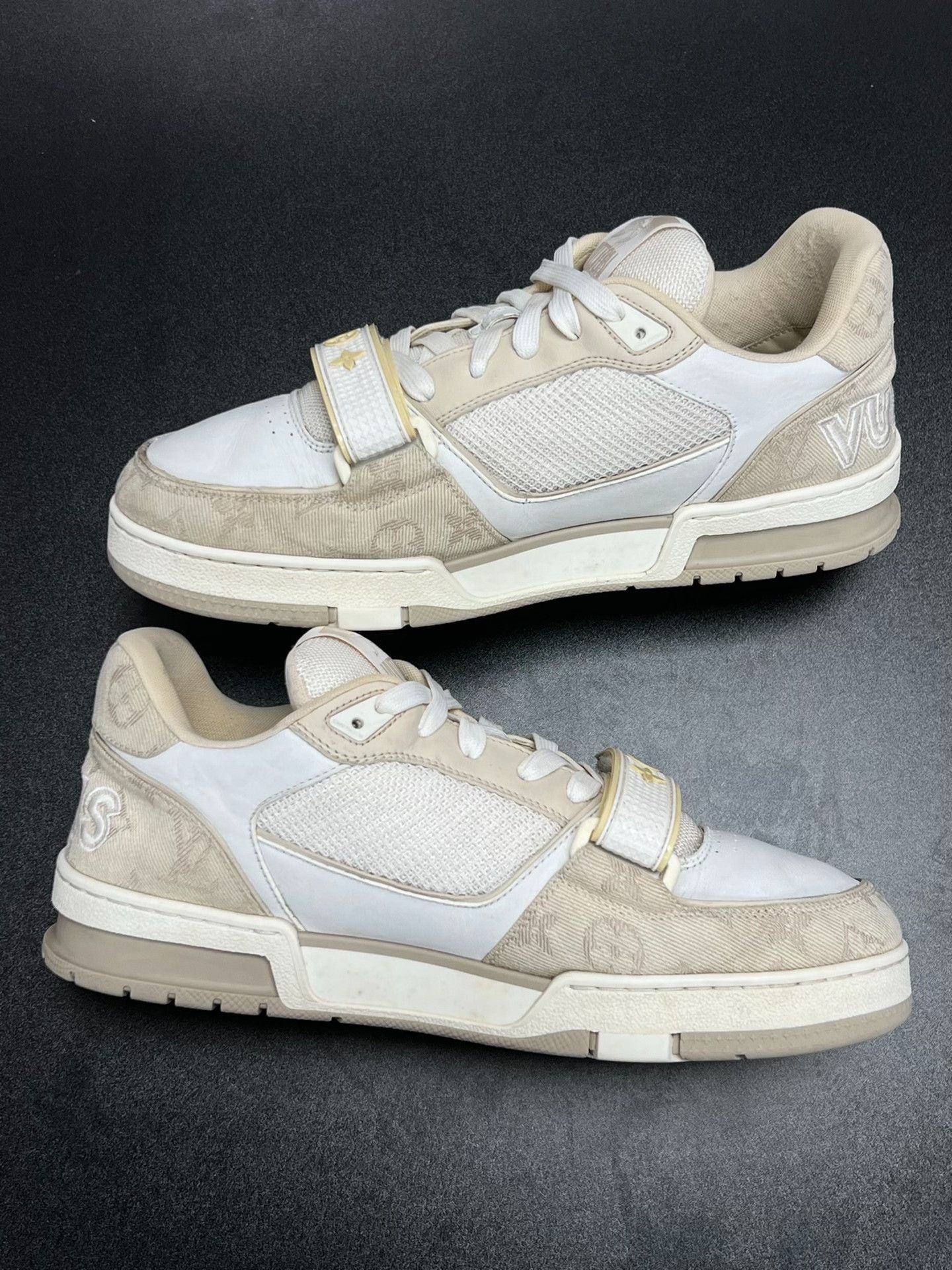 Louis Vuitton Louis Vuitton Training Beige Lowtop Sneakers 8 Men Size US 8 / EU 41 - 6 Thumbnail