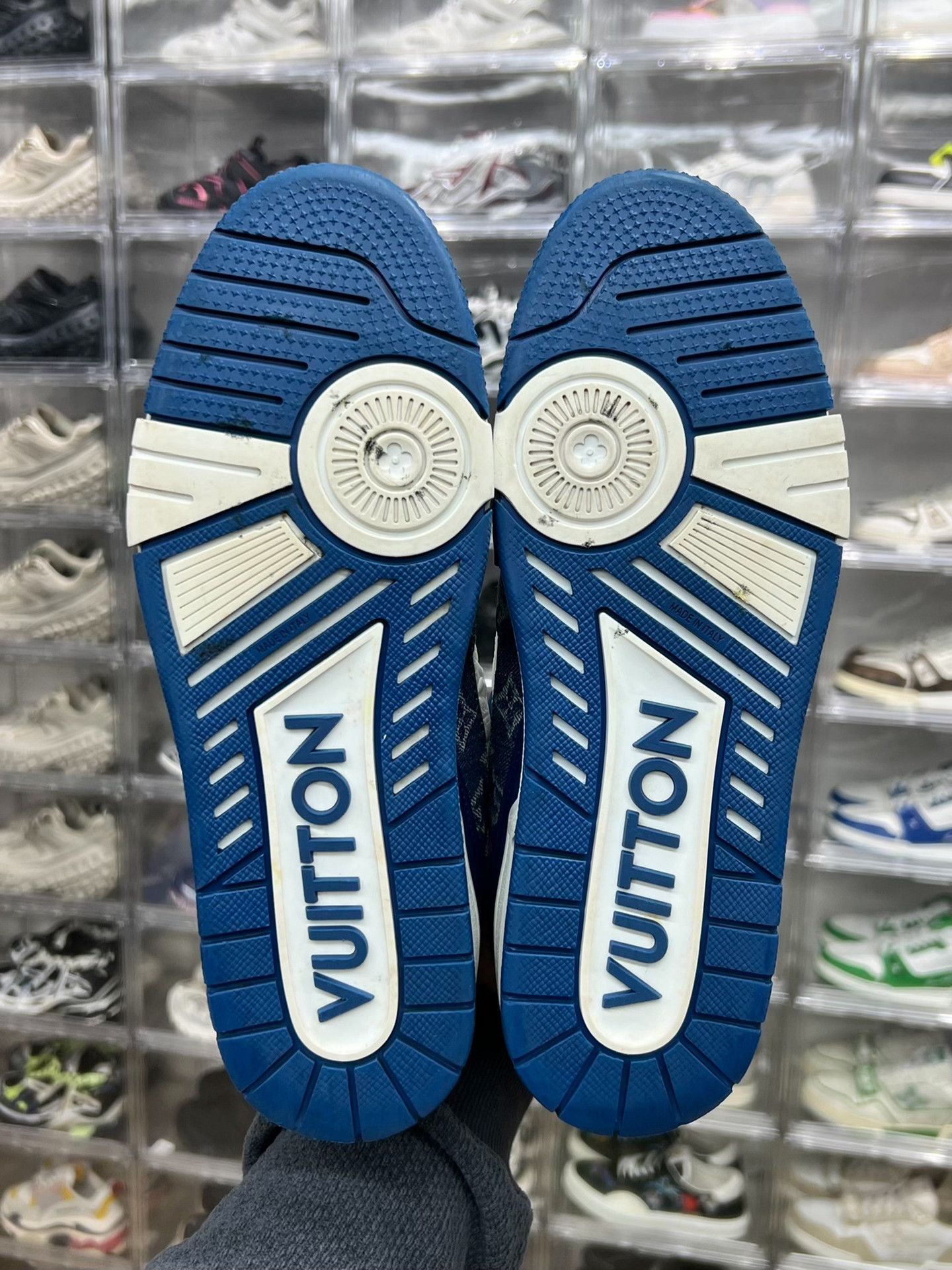 Louis Vuitton Louis Vuitton Training Denim Blue Lowtop Sneakers 9 Men Size US 9 / EU 42 - 8 Thumbnail