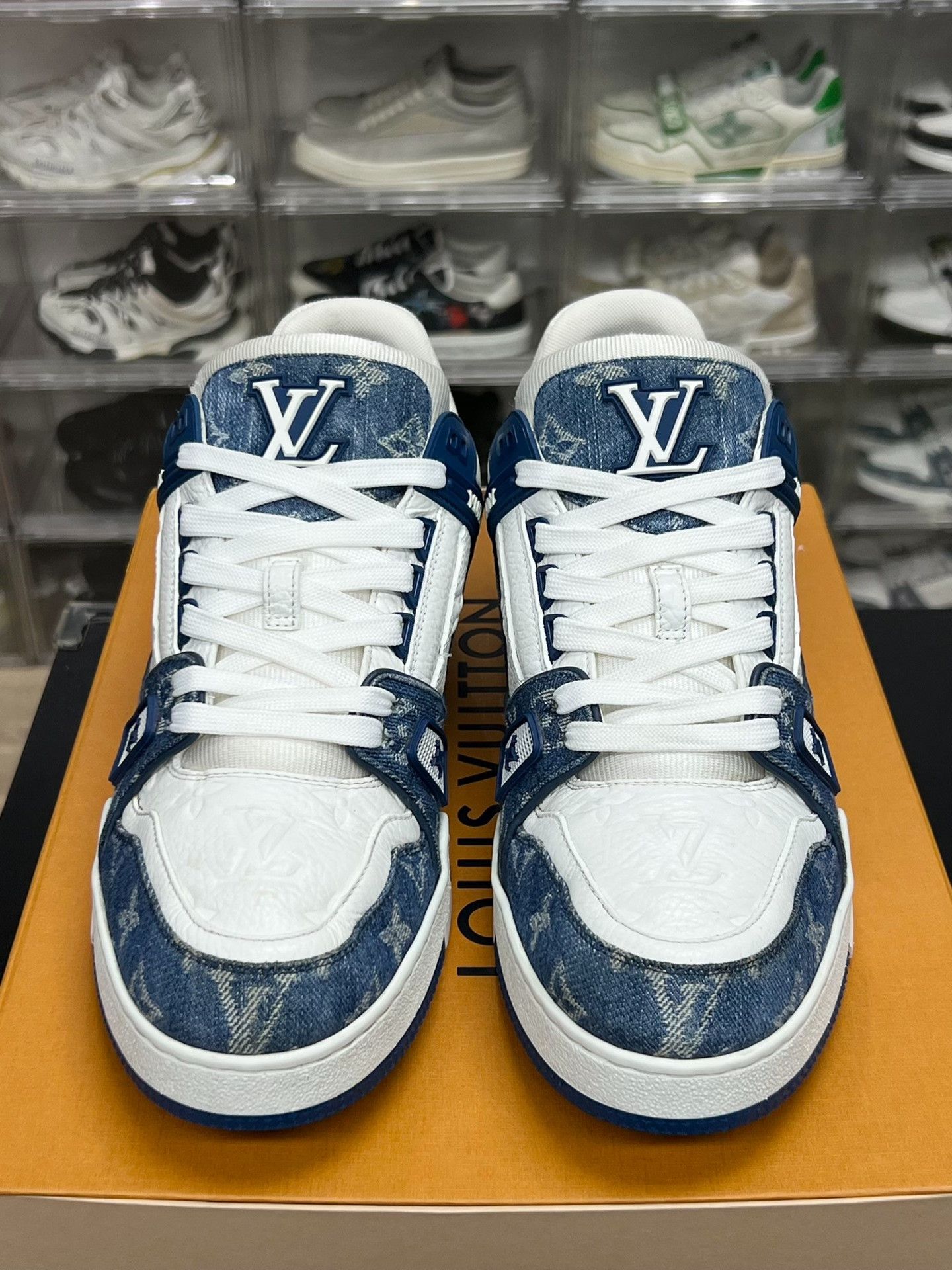 Louis Vuitton Louis Vuitton Training Denim Blue Lowtop Sneakers 9 Men Size US 9 / EU 42 - 2 Thumbnail