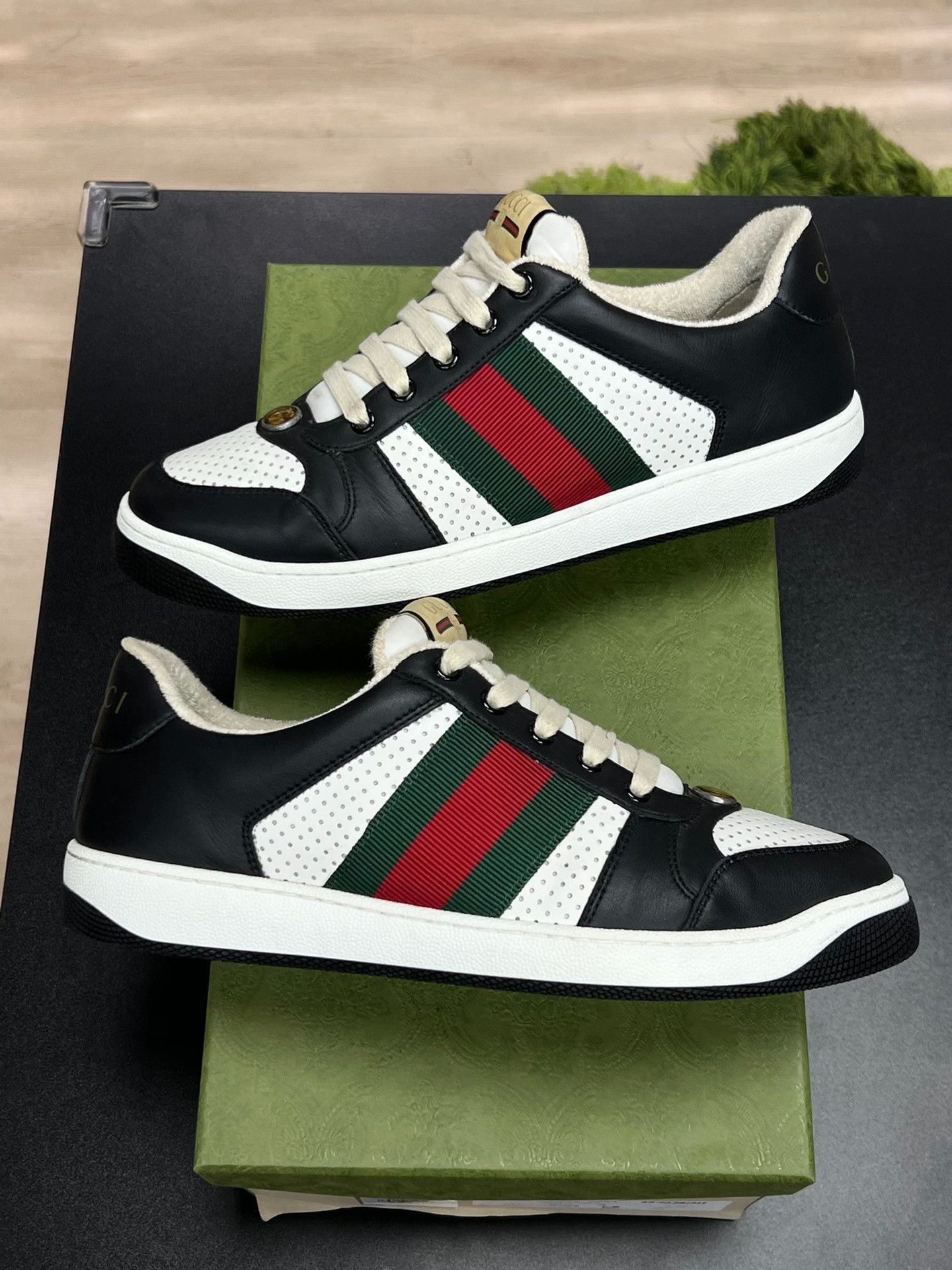 Gucci Gucci Black Lowtop Sneakers 7 Men Size US 7 / EU 40 - 5 Thumbnail