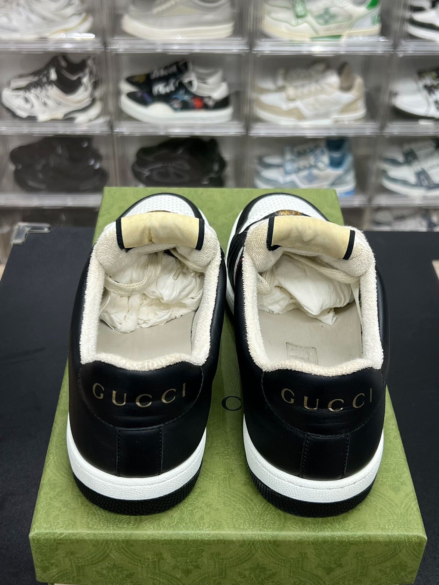 Gucci Gucci Black Lowtop Sneakers 7 Men Size US 7 / EU 40 - 7 Thumbnail