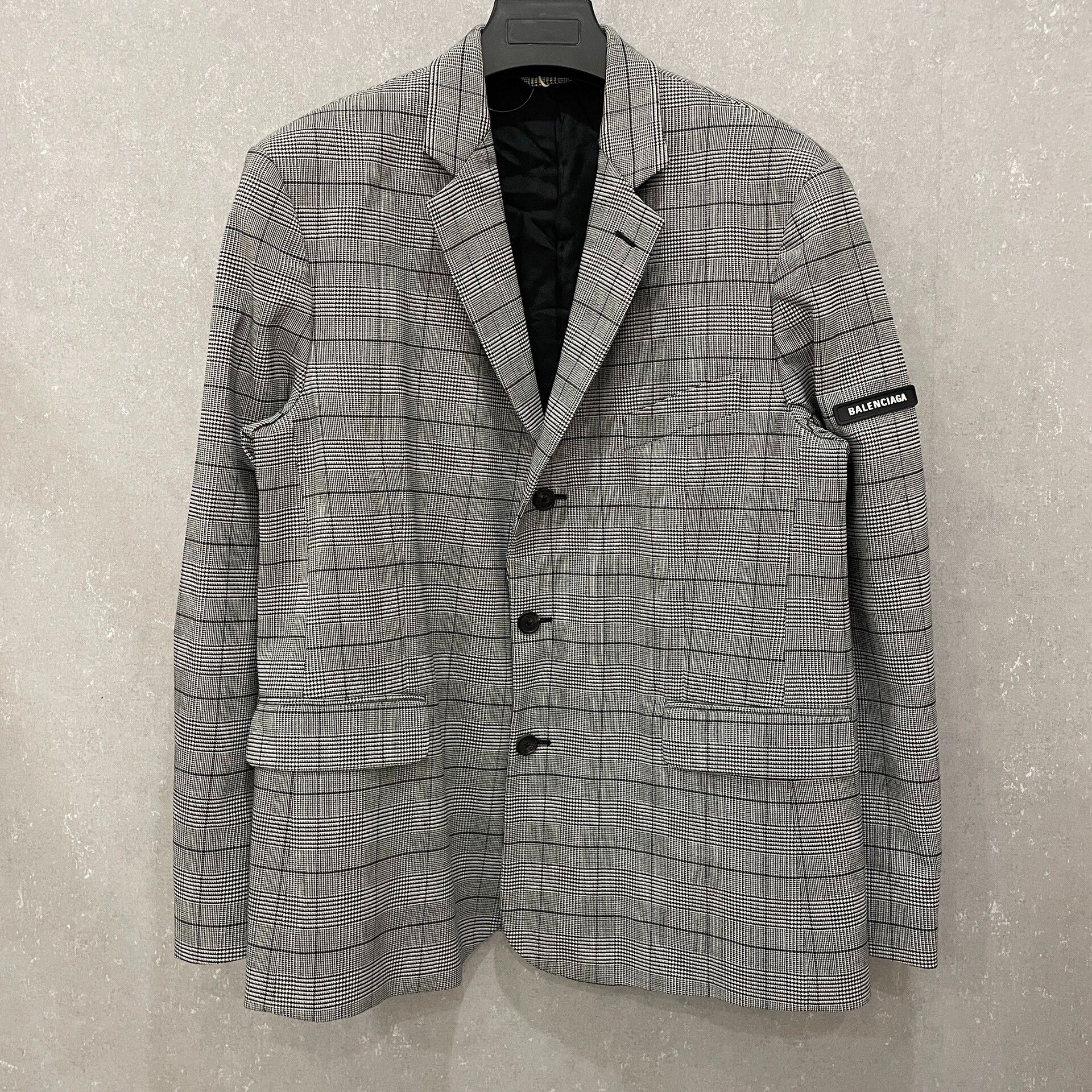 Balenciaga Balenciaga Check Pattern Blazer FR 34 Size XS / US 0-2 / IT 36-38 - 2 Thumbnail