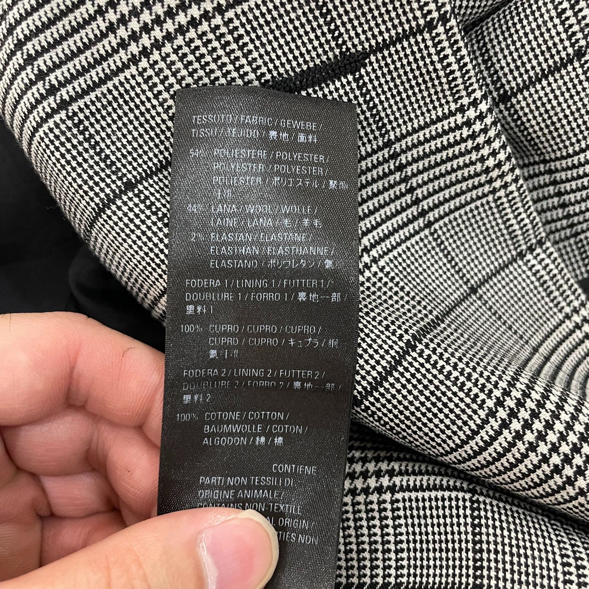 Balenciaga Balenciaga Check Pattern Blazer FR 34 Size XS / US 0-2 / IT 36-38 - 6 Thumbnail