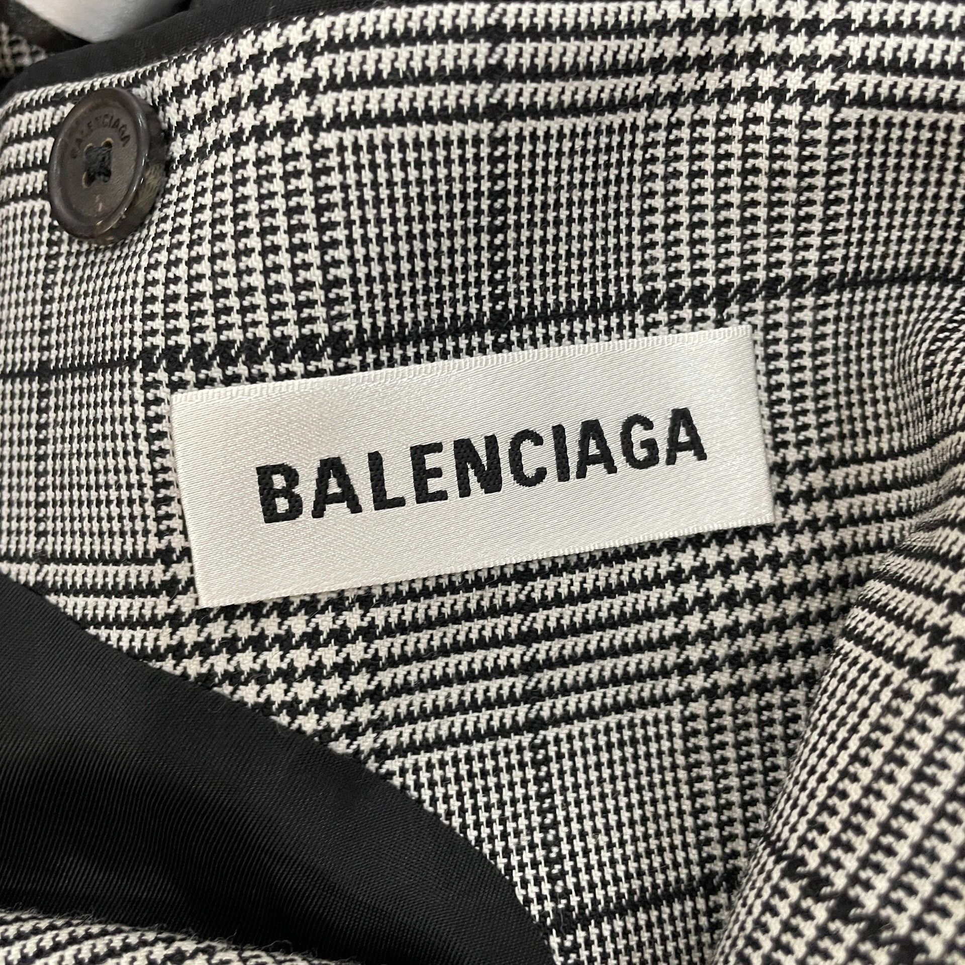 Balenciaga Balenciaga Check Pattern Blazer FR 34 Size XS / US 0-2 / IT 36-38 - 4 Thumbnail