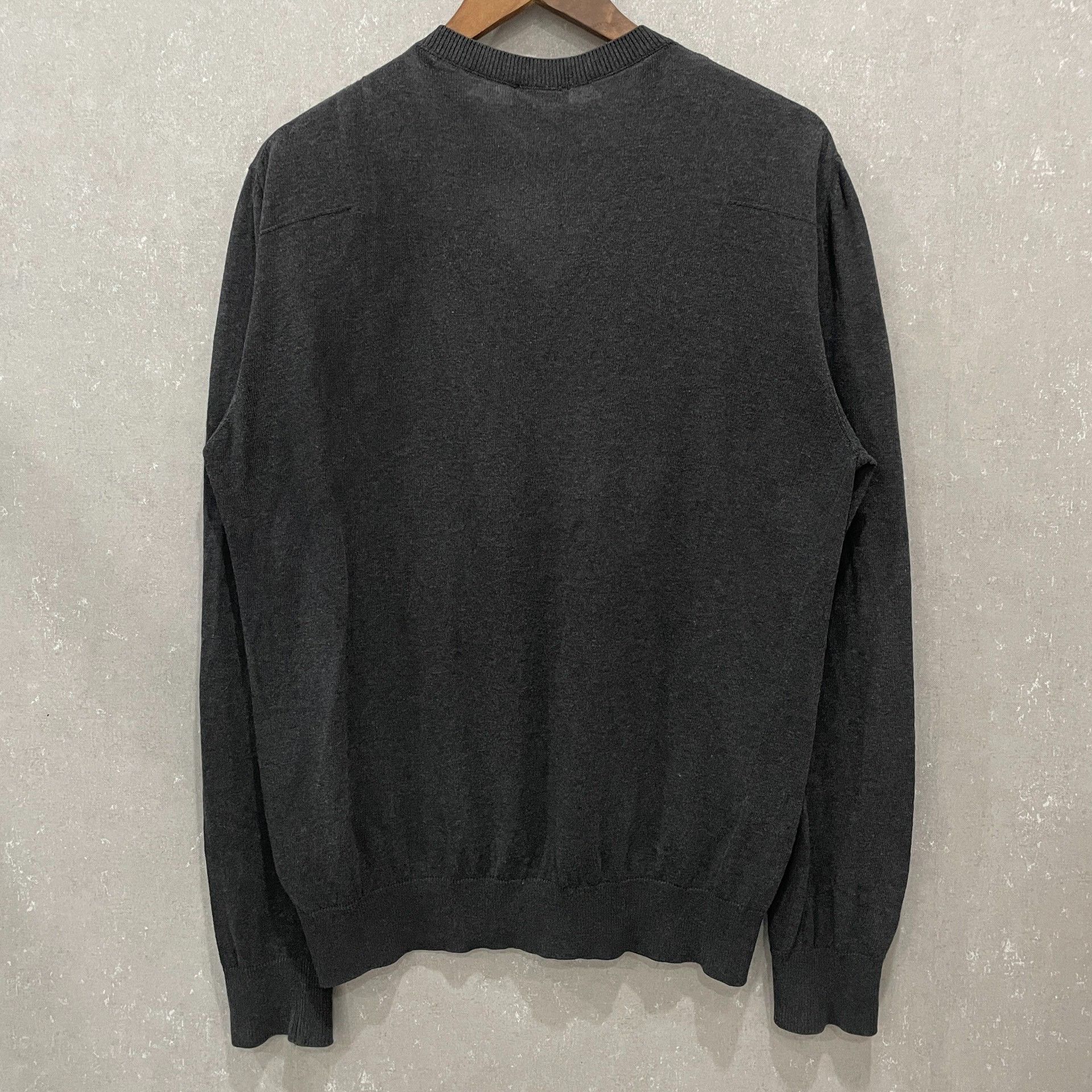 Dior Dior Embroidered Bee V-Neck Cotton Sweater XL Size US XL / EU 56 / 4 - 3 Thumbnail