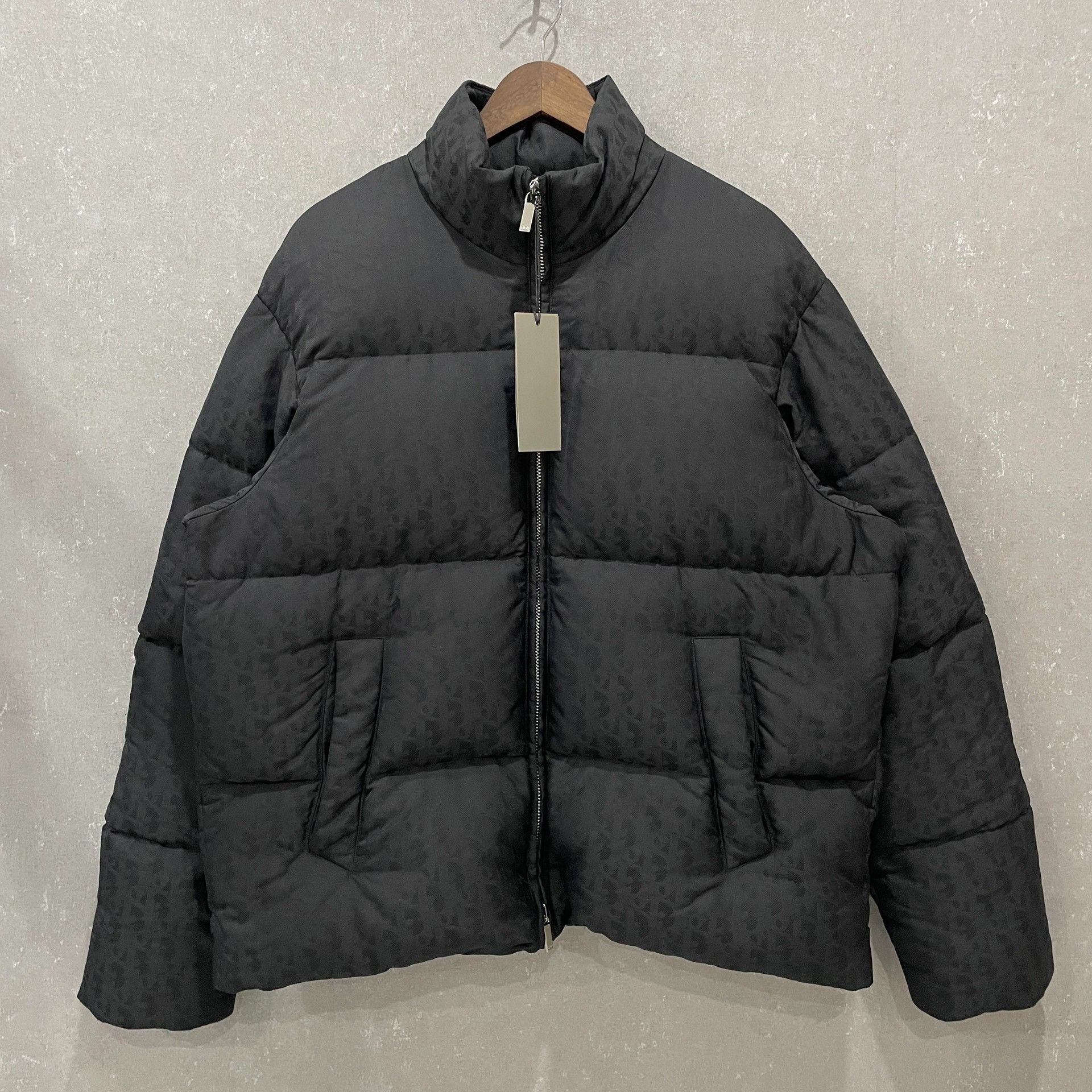 Dior Dior Oblique Jacquard Puffer Jacket 52 Size US L / EU 52-54 / 3 - 3 Thumbnail