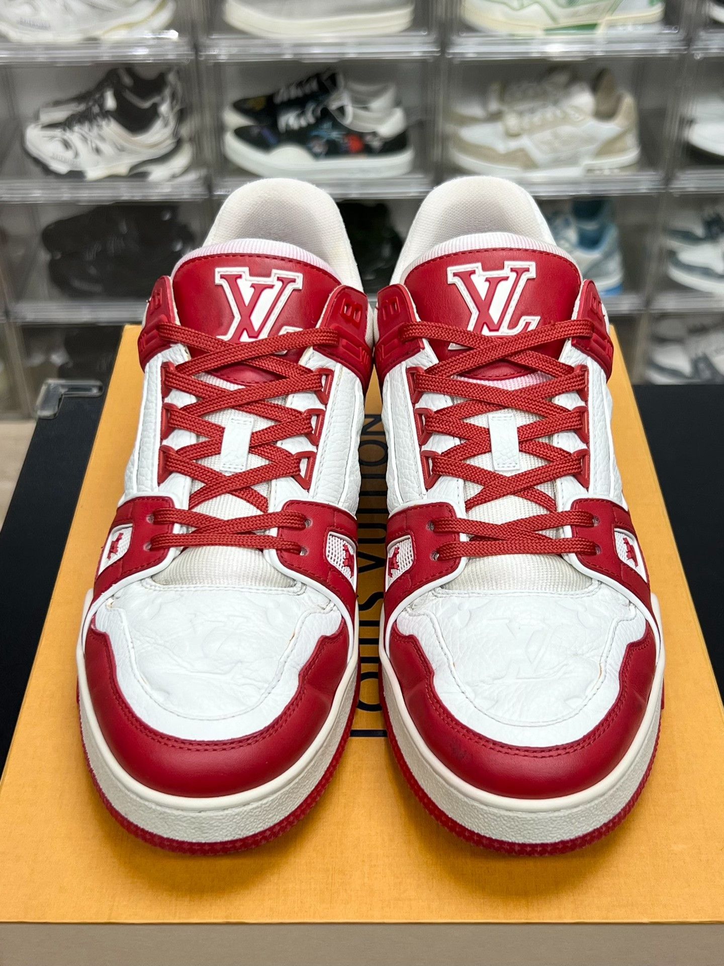Louis Vuitton Louis Vuitton Training Red Lowtop Sneakers 8 Men Size US 8 / EU 41 - 2 Thumbnail