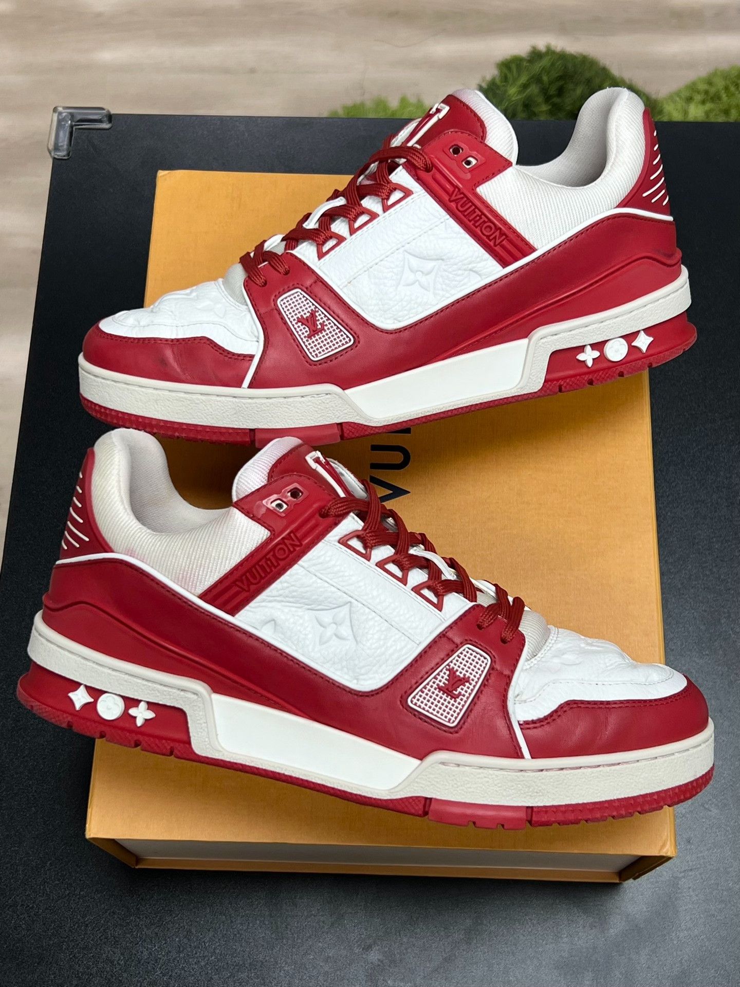 Louis Vuitton Louis Vuitton Training Red Lowtop Sneakers 8 Men Size US 8 / EU 41 - 5 Thumbnail