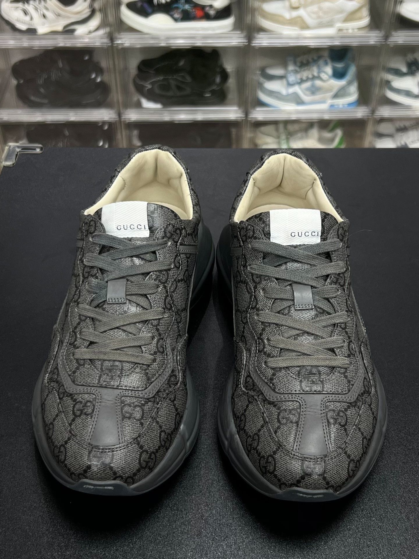 Gucci Gucci Retro Gray Lowtop Sneakers 8.5 Men Size US 8.5 / EU 41-42 - 2 Thumbnail