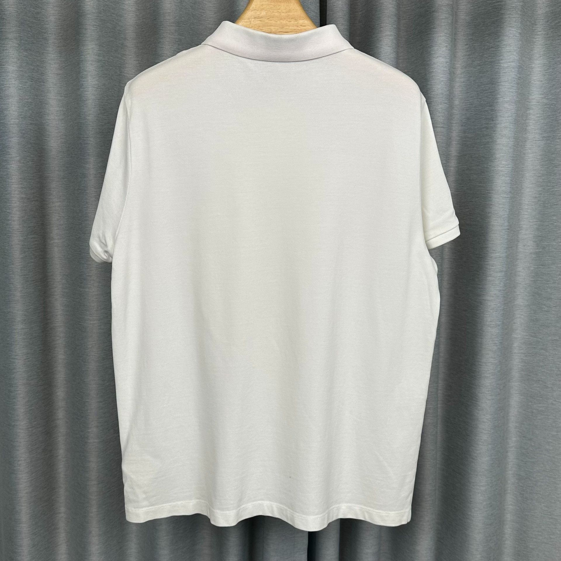 Moncler Moncler Classic Logo Patch White Polo Shirt XXL Size US XXL / EU 58 / 5 - 3 Thumbnail