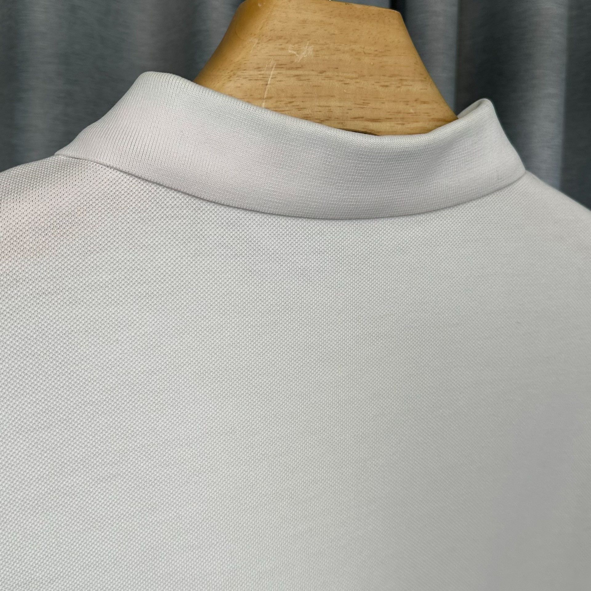 Moncler Moncler Classic Logo Patch White Polo Shirt XXL Size US XXL / EU 58 / 5 - 7 Thumbnail