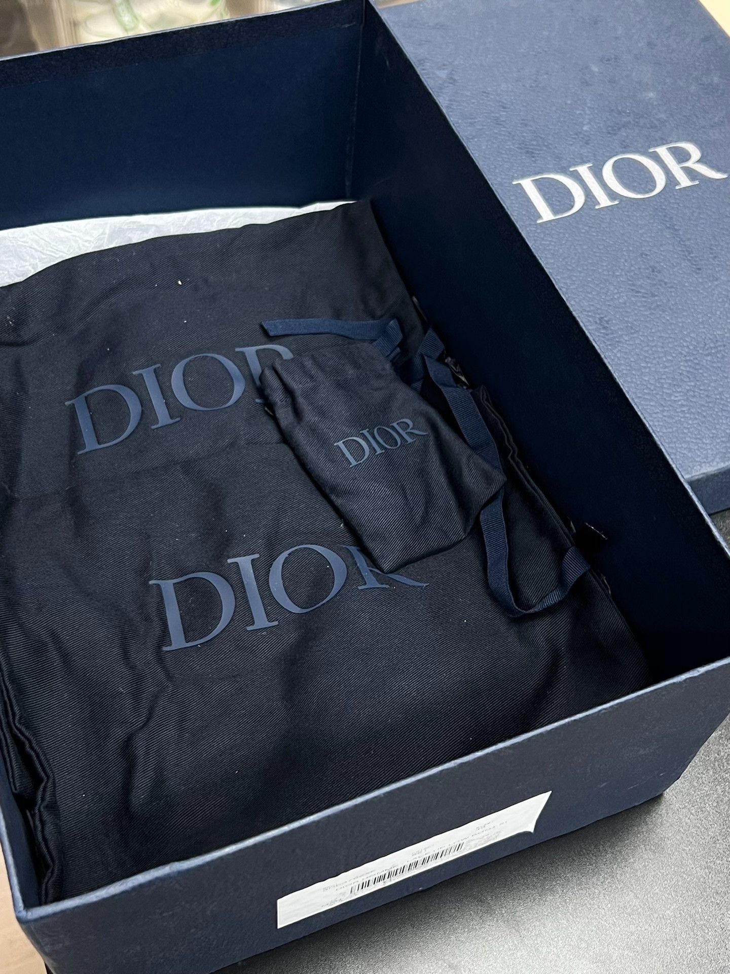Dior Dior Printed Black Lowtop Sneakers 10 Men Size US 10 / EU 43 - 9 Thumbnail