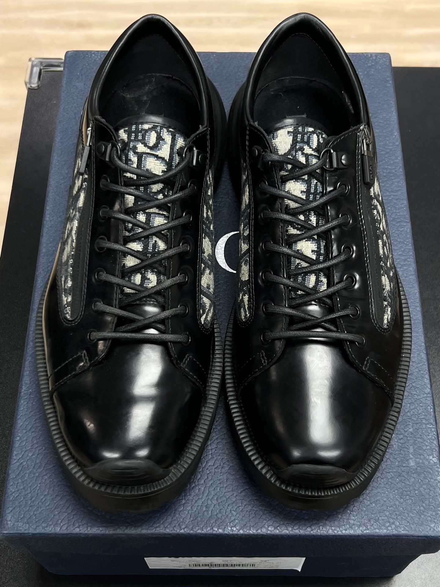 Dior Dior Printed Black Lowtop Sneakers 10 Men Size US 10 / EU 43 - 2 Thumbnail