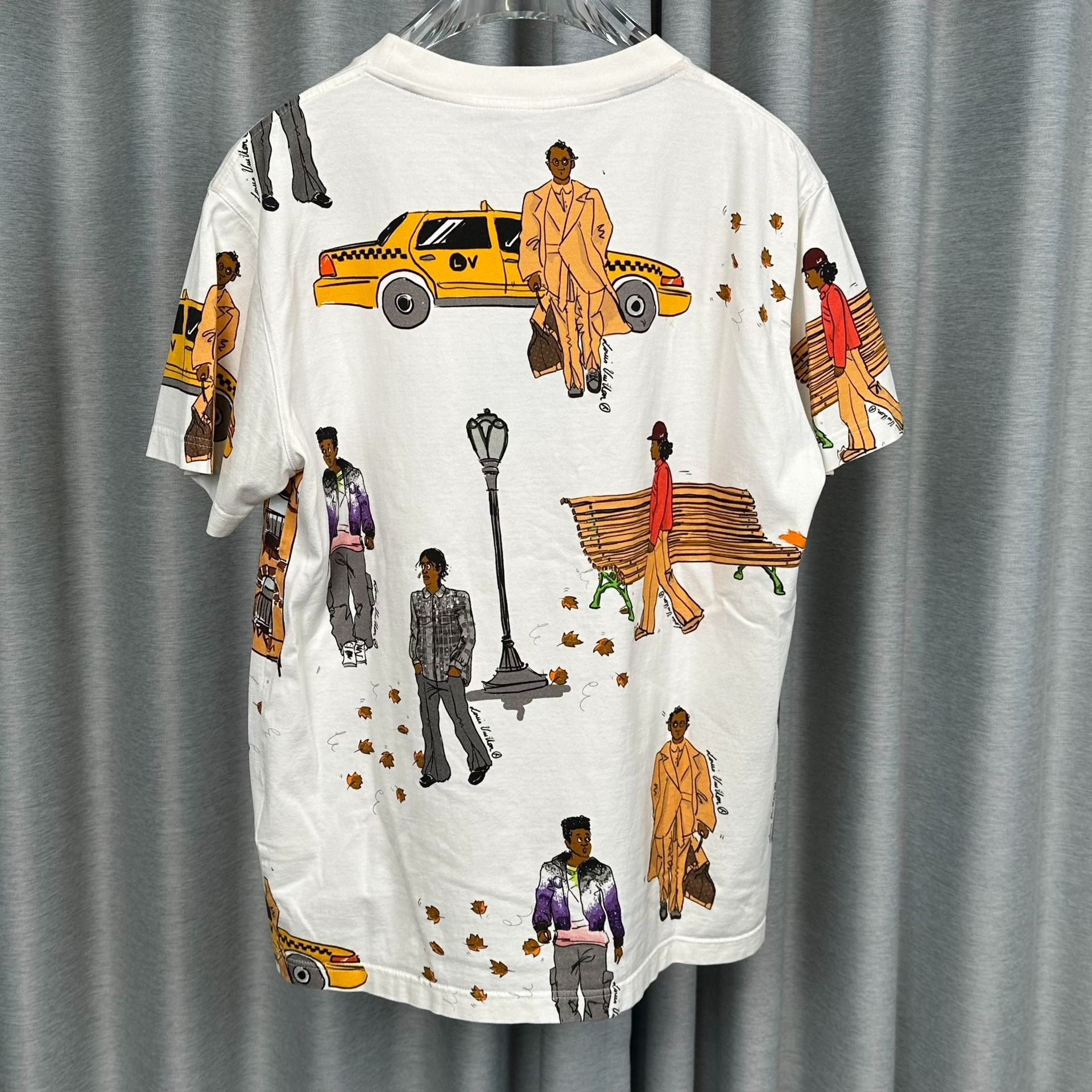 Louis Vuitton Louis Vuitton City Graphic Print T-Shirt M Size US M / EU 48-50 / 2 - 3 Thumbnail