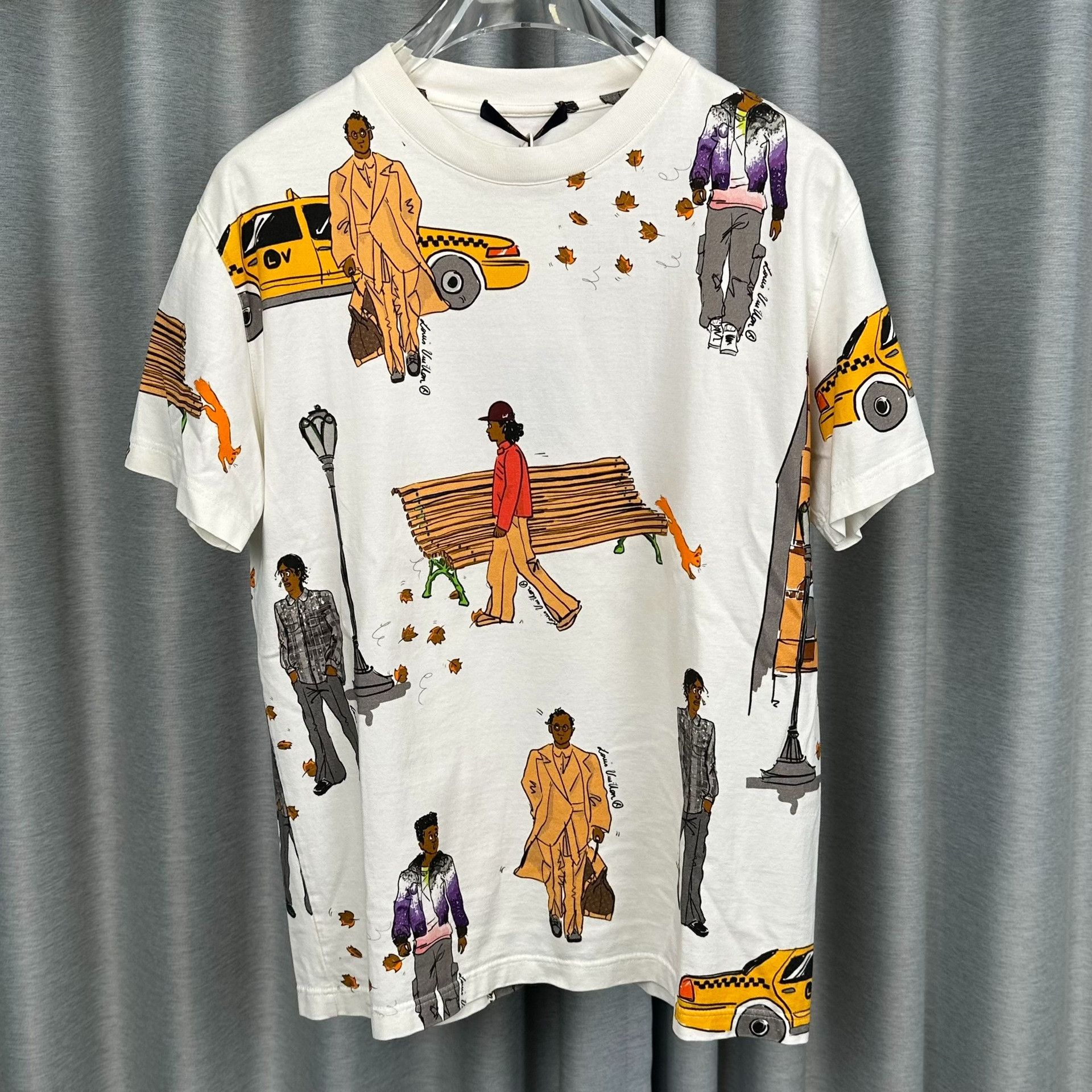 Louis Vuitton Louis Vuitton City Graphic Print T-Shirt M Size US M / EU 48-50 / 2 - 2 Thumbnail