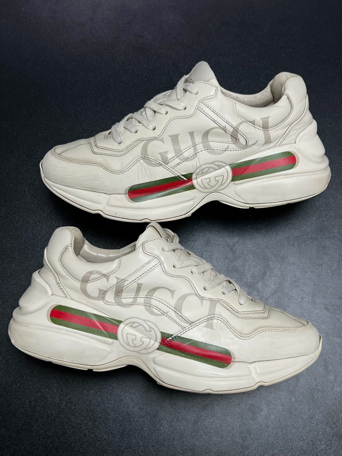 Gucci Gucci Retro White Lowtop Sneakers us_7 Women Size US 7 / IT 37 - 5 Thumbnail