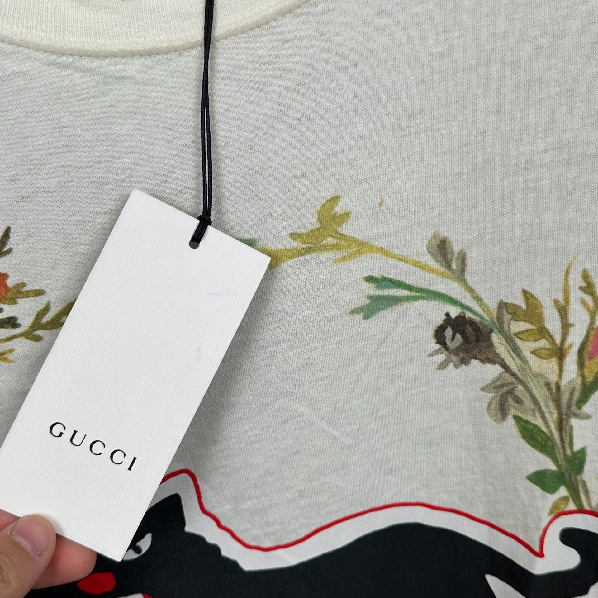 Gucci Gucci Panther 25 Floral T-Shirt XL Size US XL / EU 56 / 4 - 5 Thumbnail