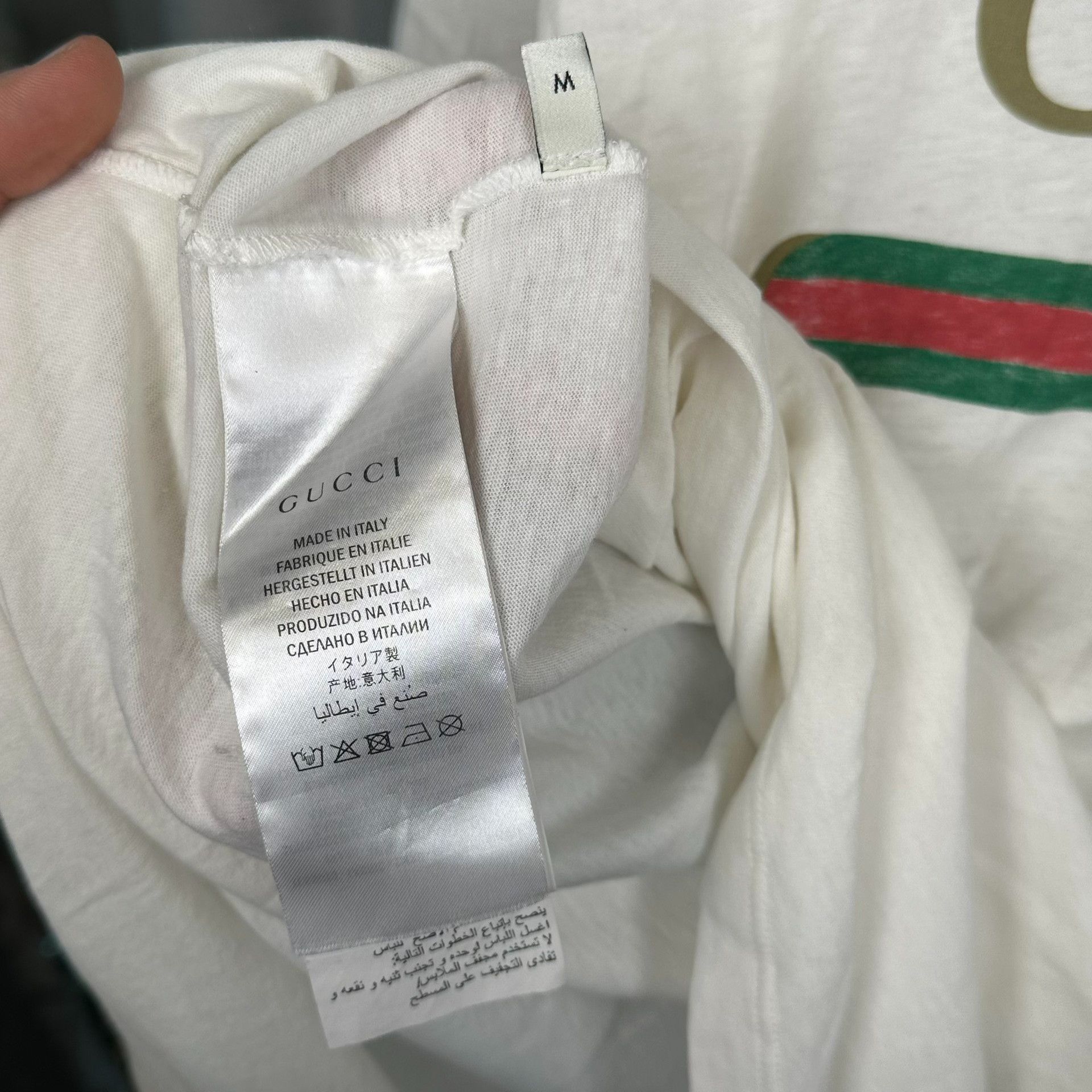Gucci Gucci Flower Embroidery Logo T-Shirt Size M Size US M / EU 48-50 / 2 - 8 Thumbnail
