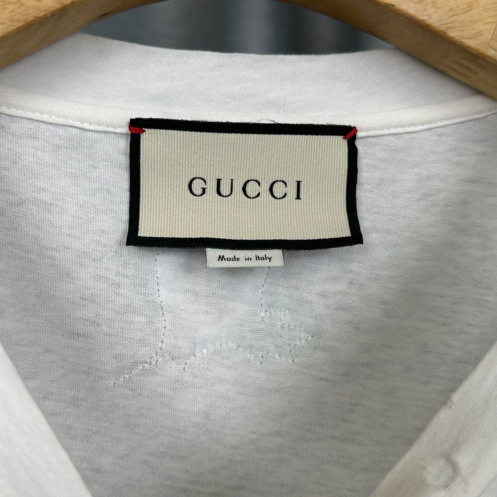 Gucci Gucci Flower Embroidery Logo T-Shirt Size M Size US M / EU 48-50 / 2 - 7 Thumbnail